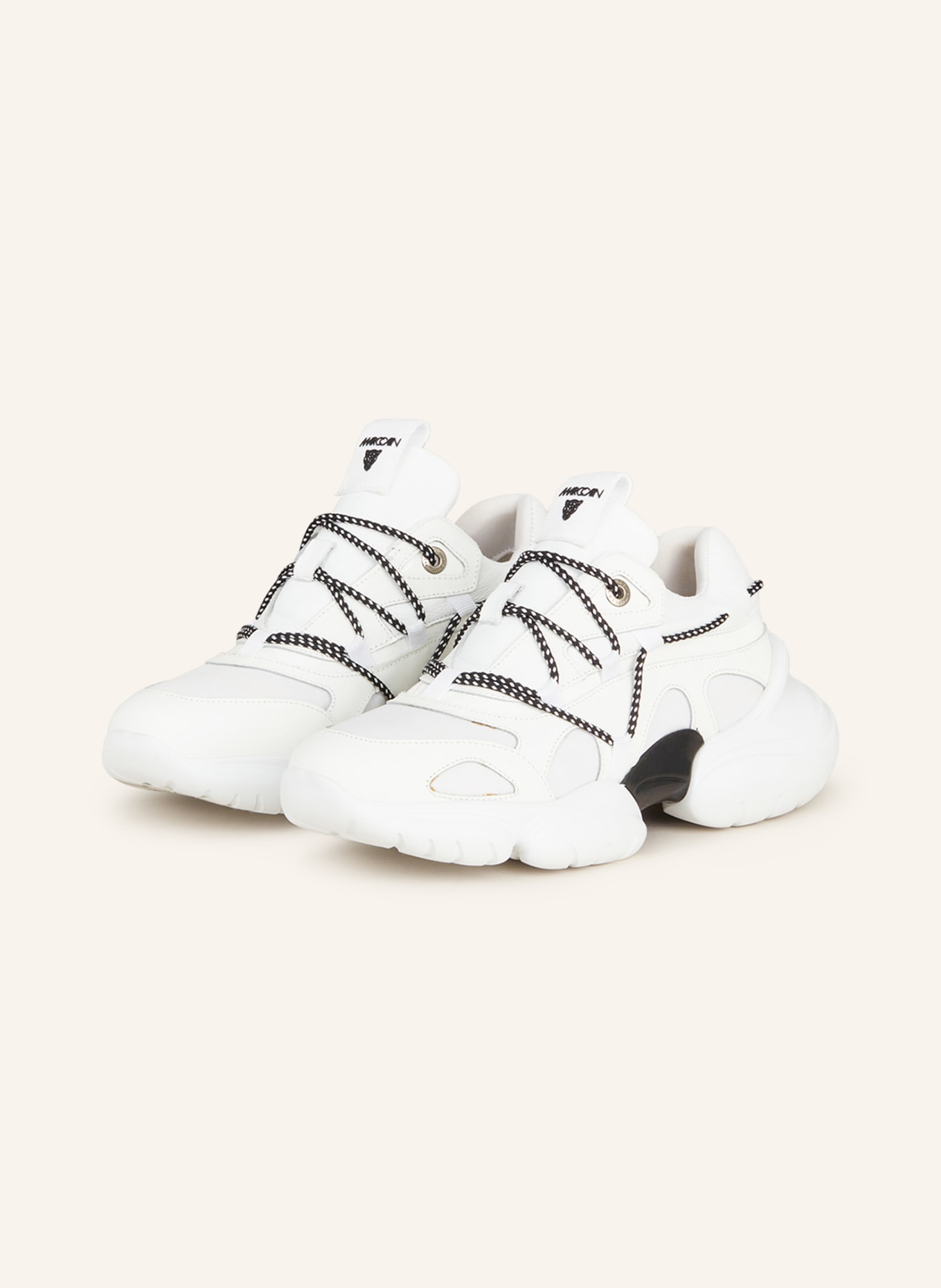 MARC CAIN Sneaker, Farbe: 100 WHITE (Bild 1)