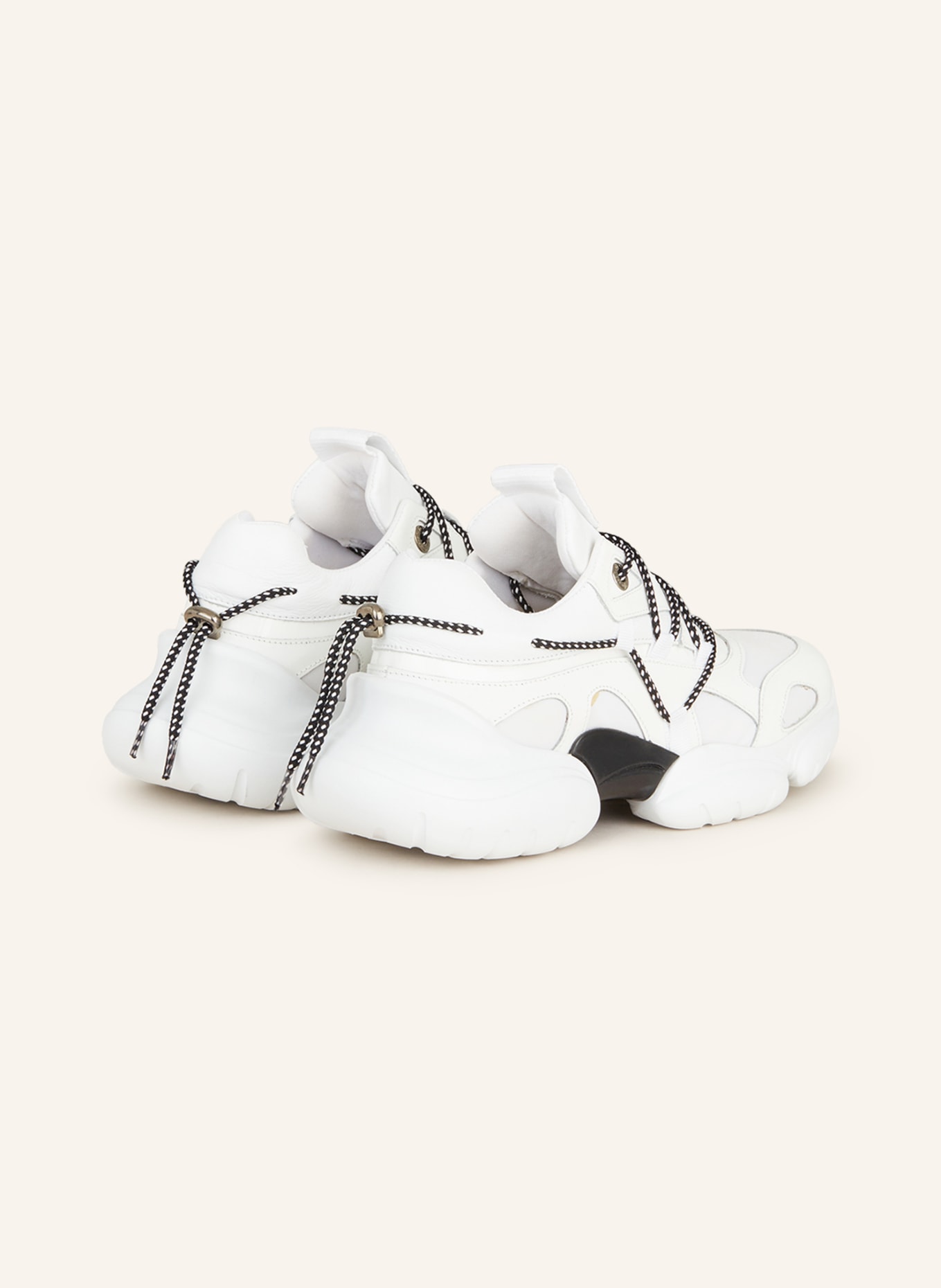 MARC CAIN Sneakersy, Kolor: 100 WHITE (Obrazek 2)