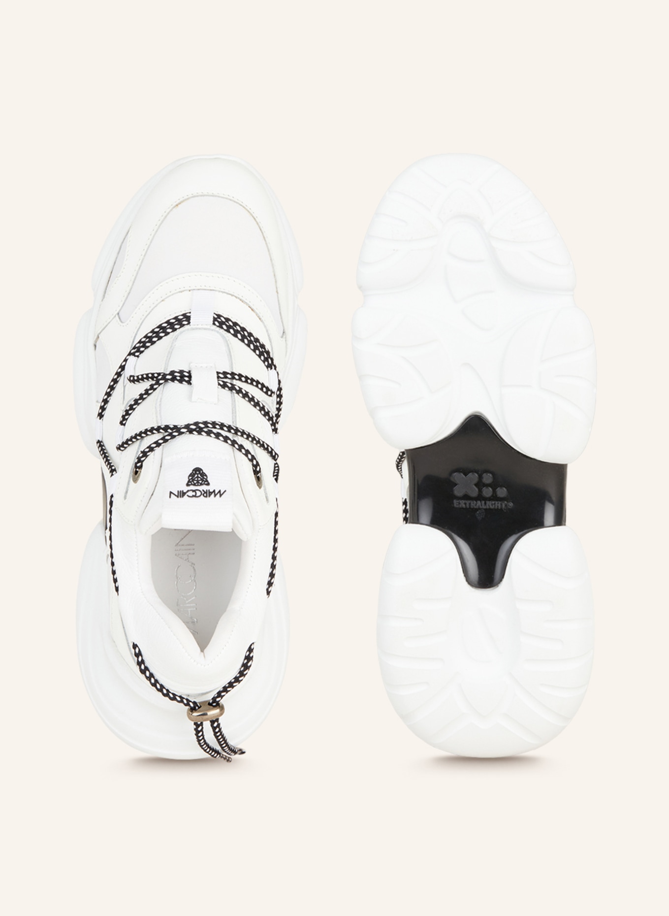 MARC CAIN Sneaker, Farbe: 100 WHITE (Bild 5)