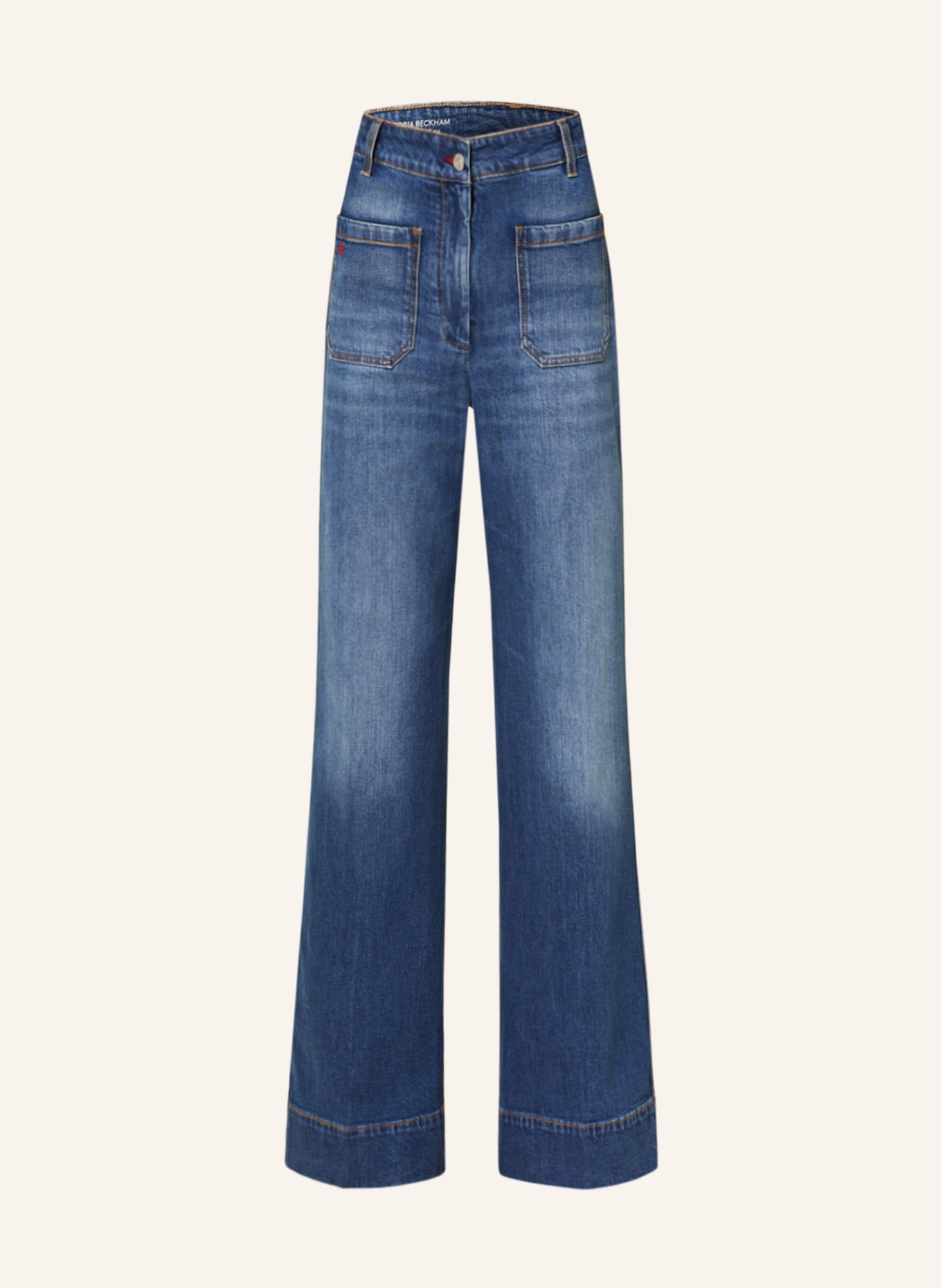 VICTORIABECKHAM Straight Jeans ALINA, Farbe: 8568 DARK VINTAGE WASH (Bild 1)