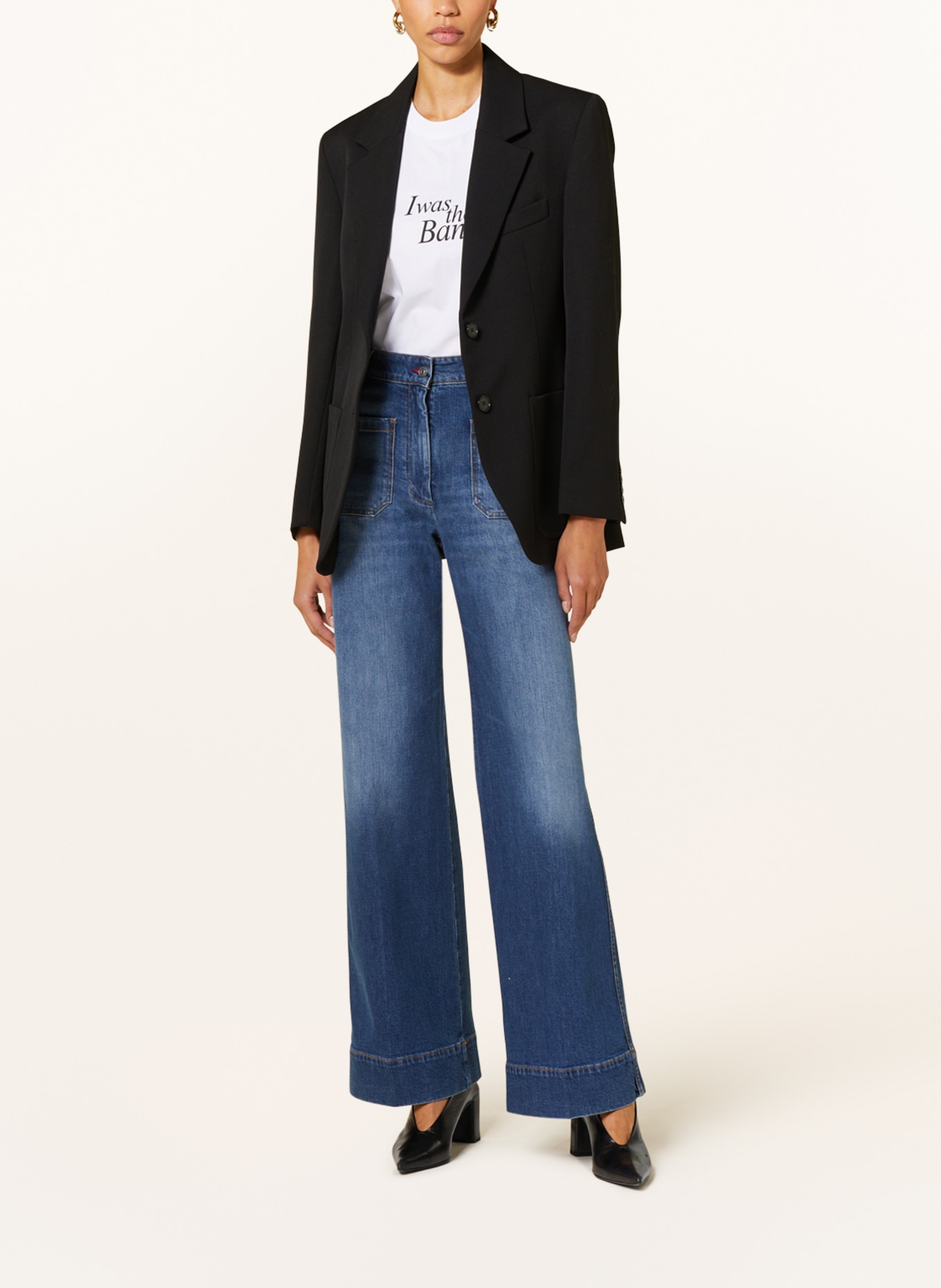 VICTORIABECKHAM Straight jeans ALINA, Color: 8568 DARK VINTAGE WASH (Image 2)