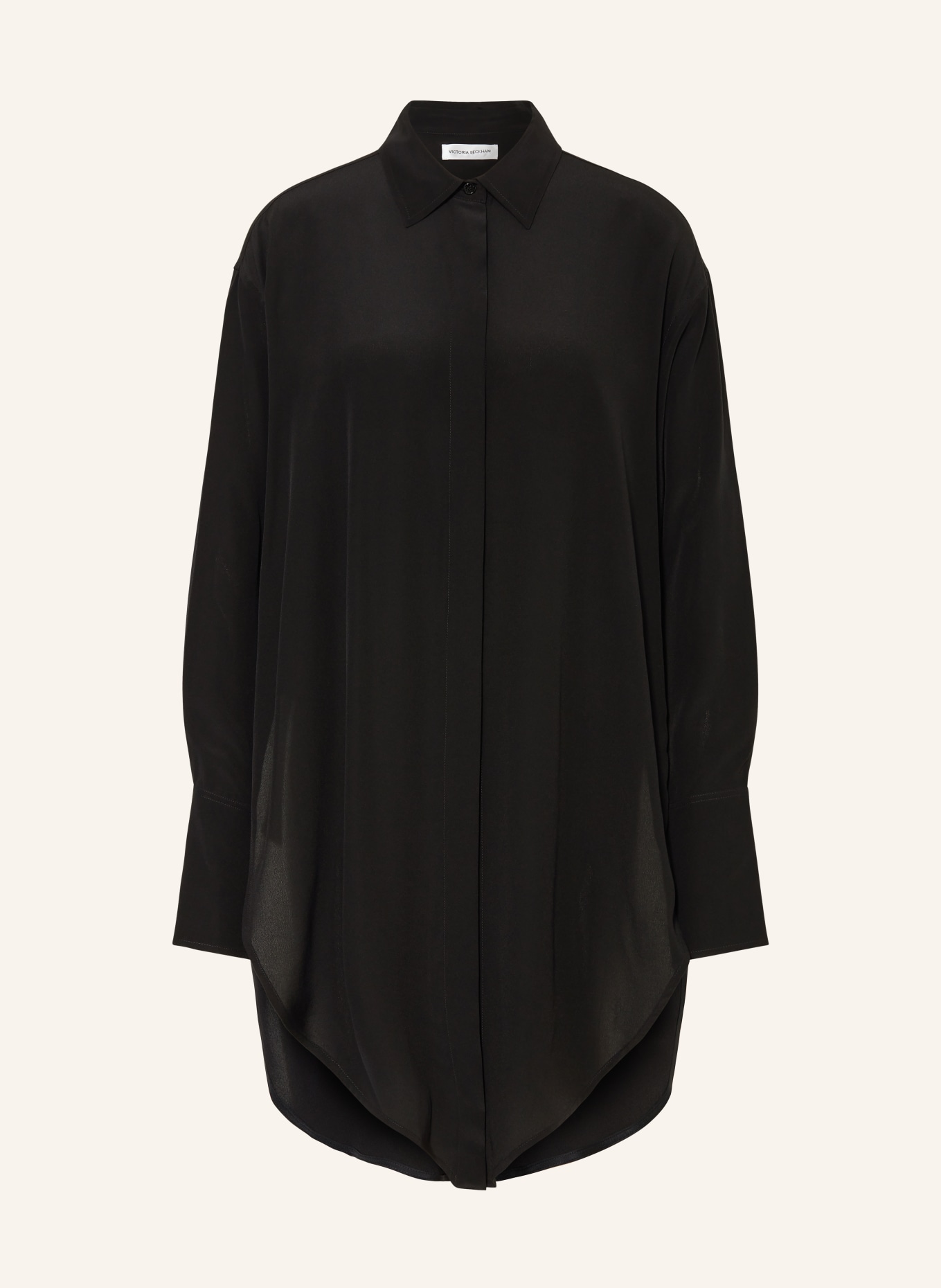 VICTORIABECKHAM Shirt blouse in silk, Color: BLACK (Image 1)