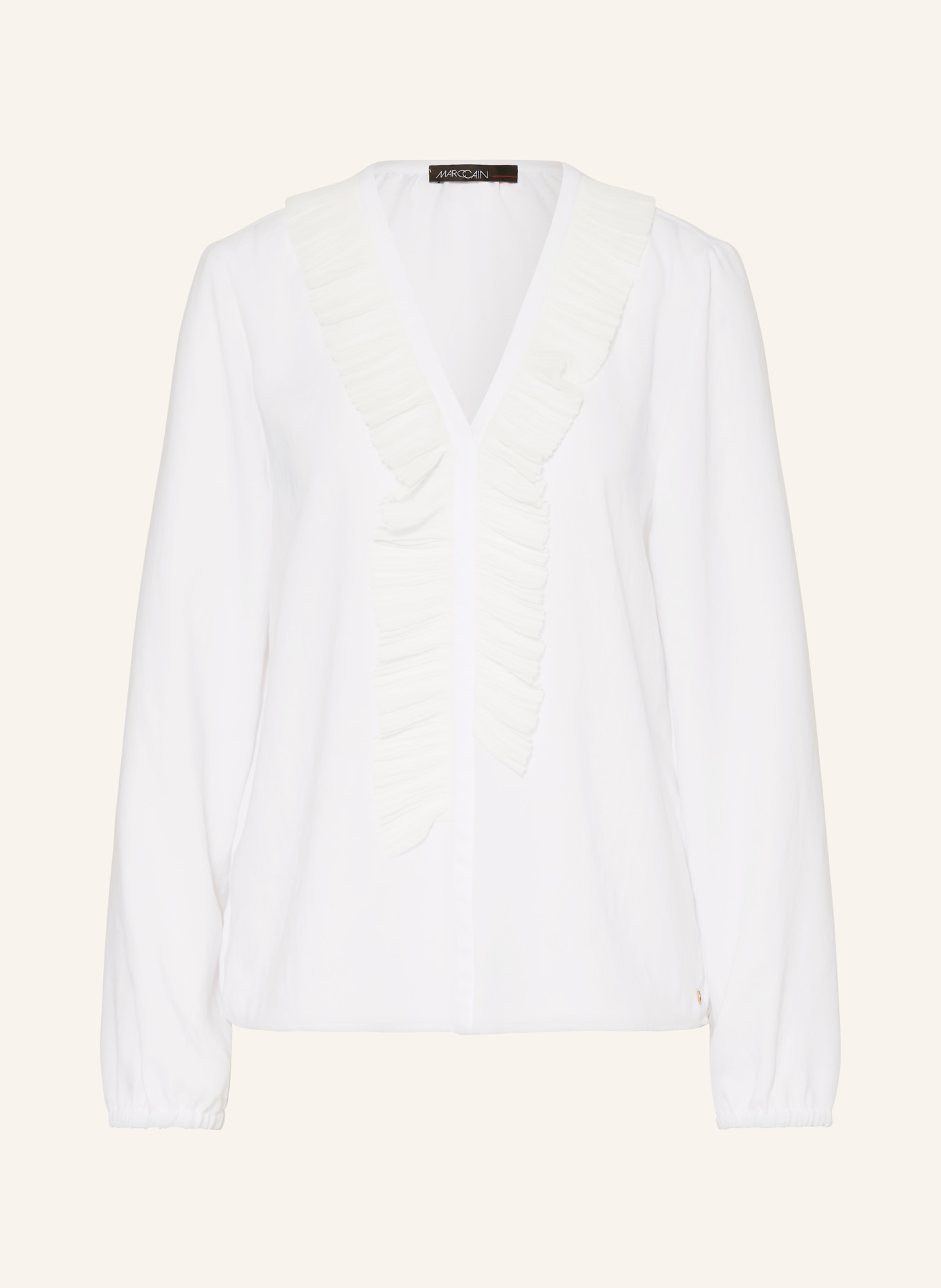 MARC CAIN Shirt blouse, Color: 100 WHITE (Image 1)