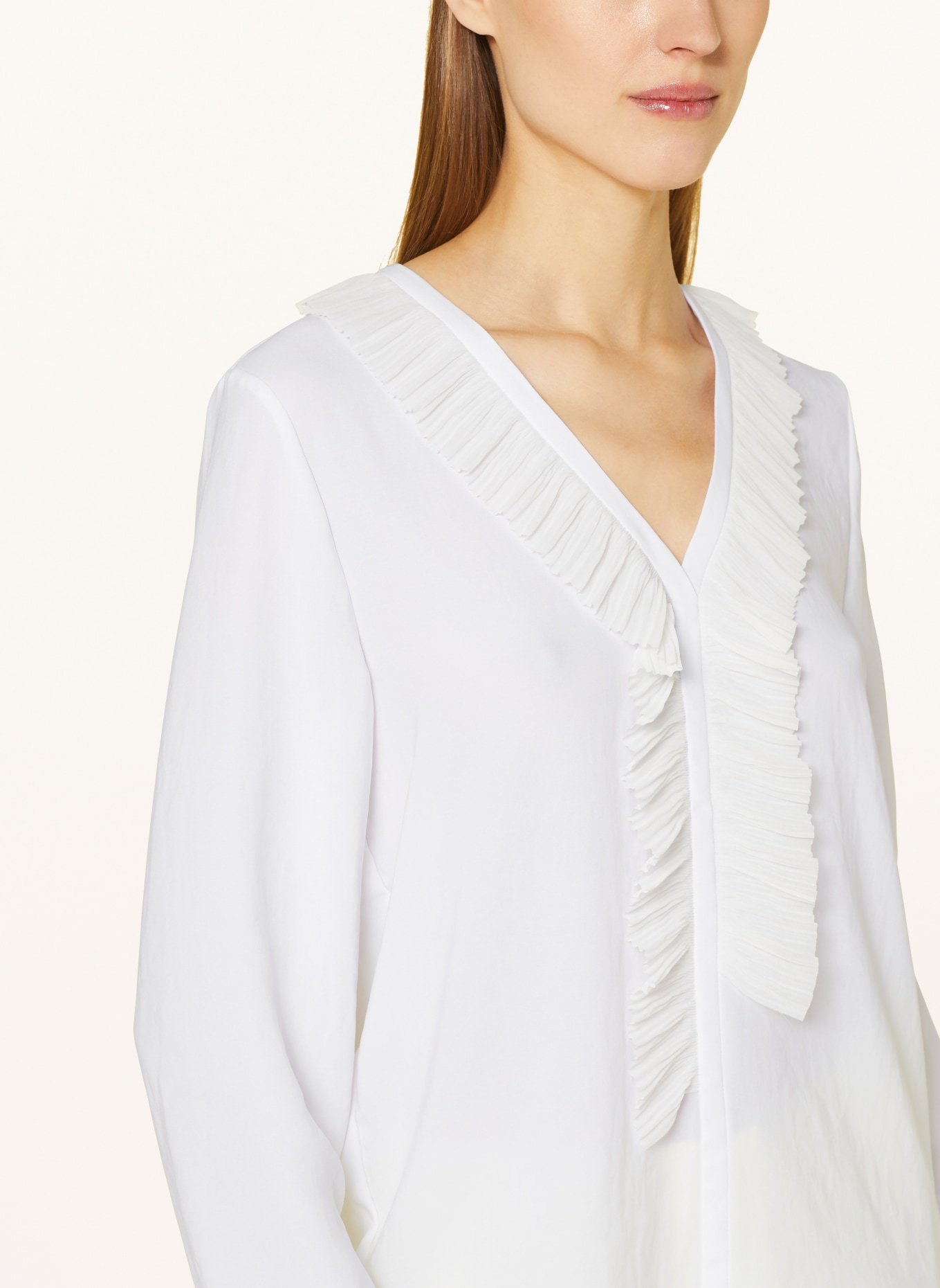 MARC CAIN Shirt blouse, Color: 100 WHITE (Image 4)