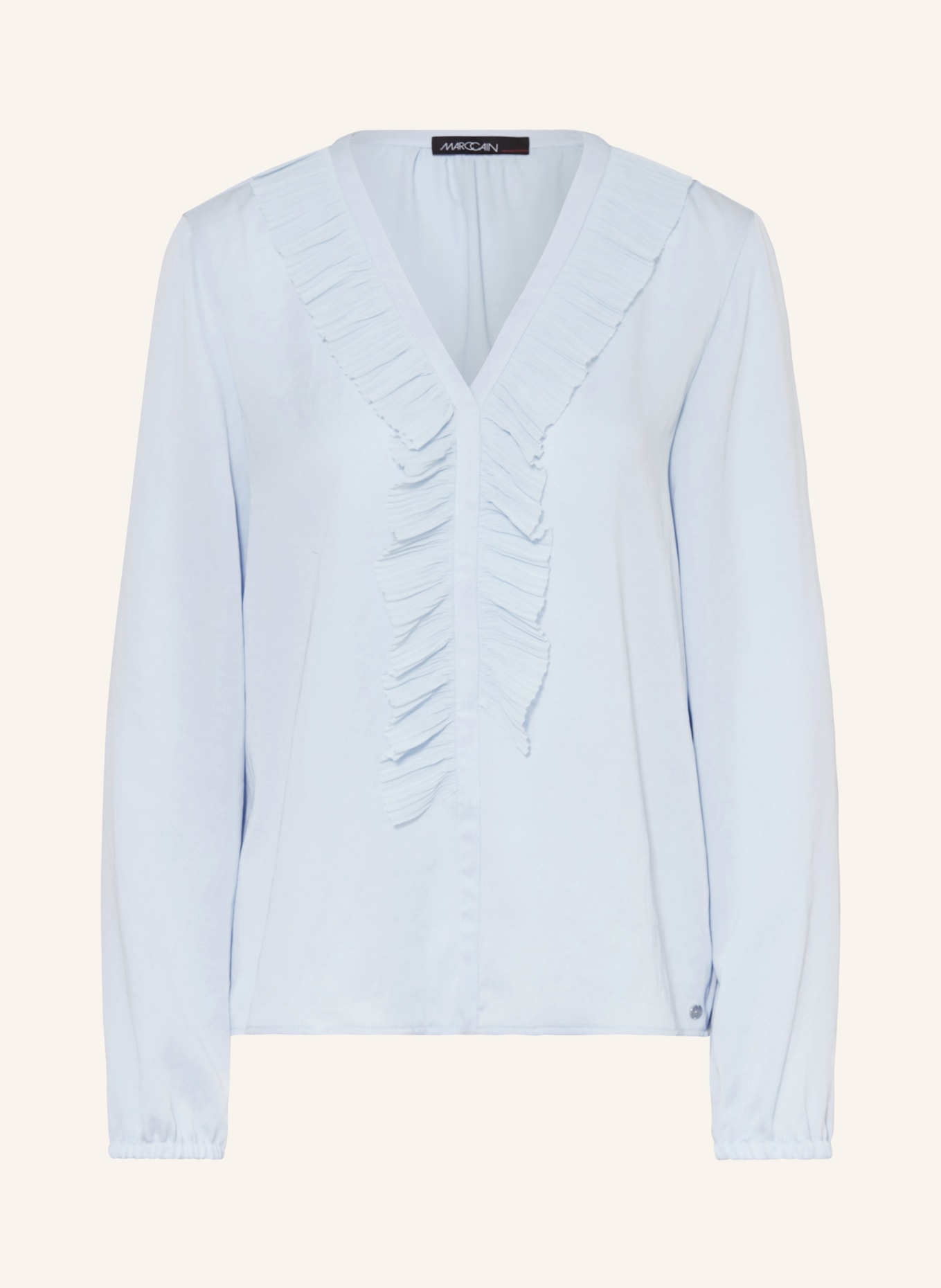 MARC CAIN Shirt blouse, Color: 320 soft summer sky (Image 1)