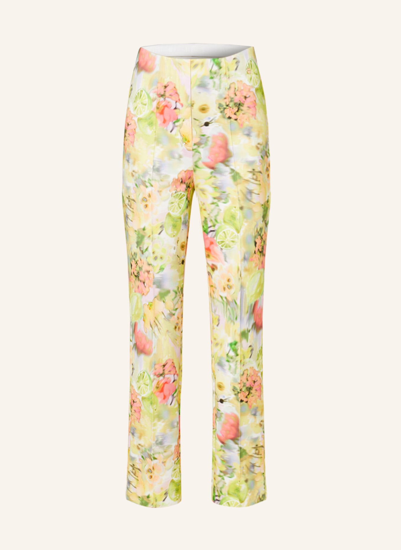 MARC CAIN 7/8 pants, Color: 420 pale lemon (Image 1)