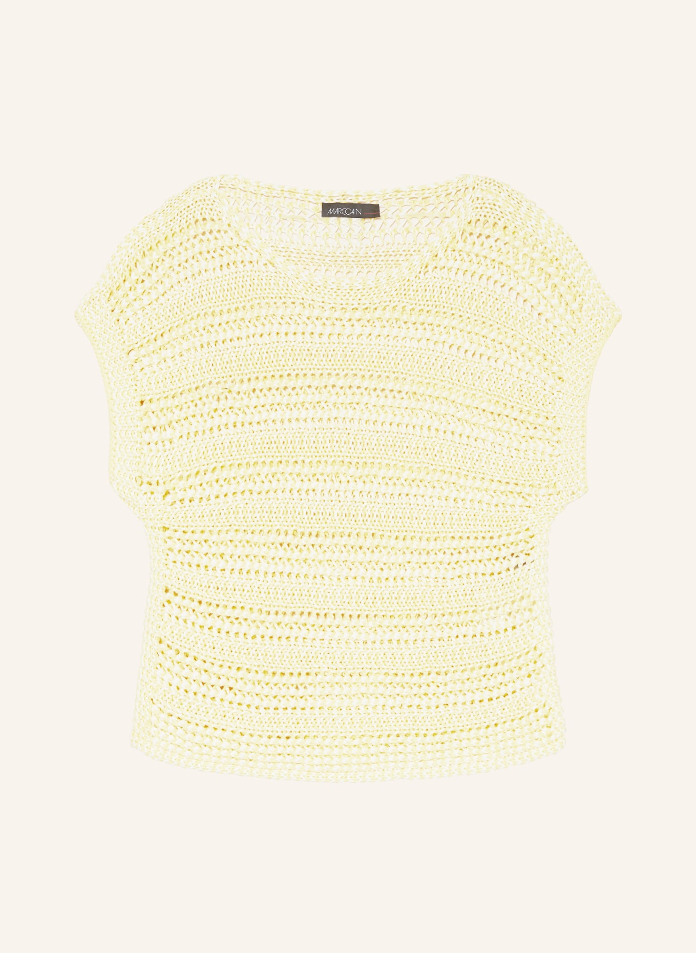 MARC CAIN Sweater vest, Color: 420 pale lemon (Image 1)