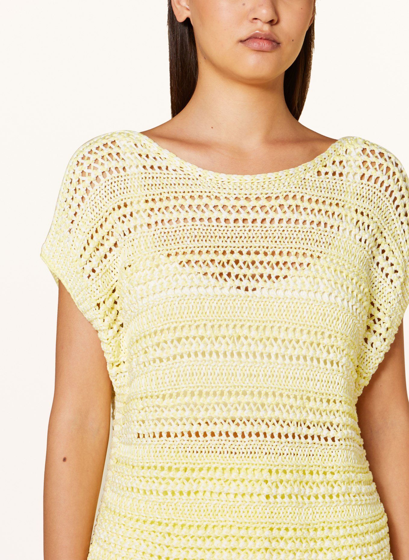 MARC CAIN Sweater vest, Color: 420 pale lemon (Image 4)