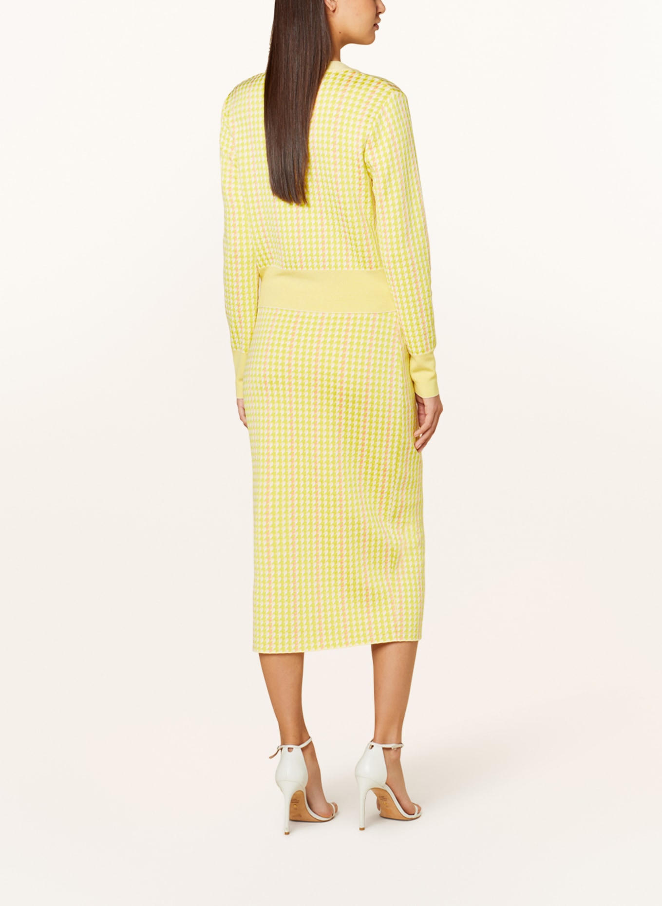 MARC CAIN Knit skirt, Color: 420 pale lemon (Image 3)