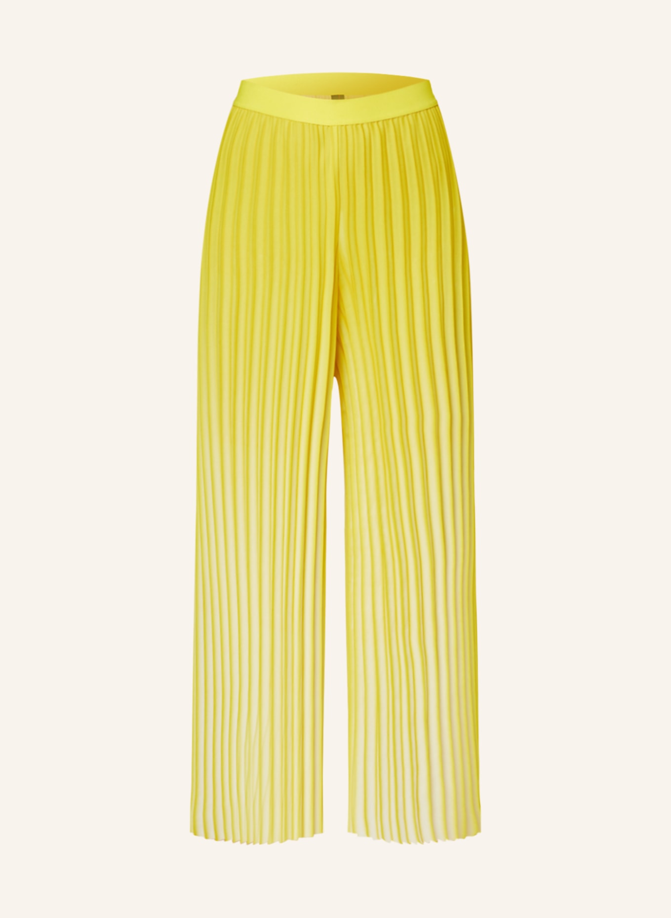 MARC CAIN Kalhoty s plisé, Barva: 431 bright sulphur (Obrázek 1)