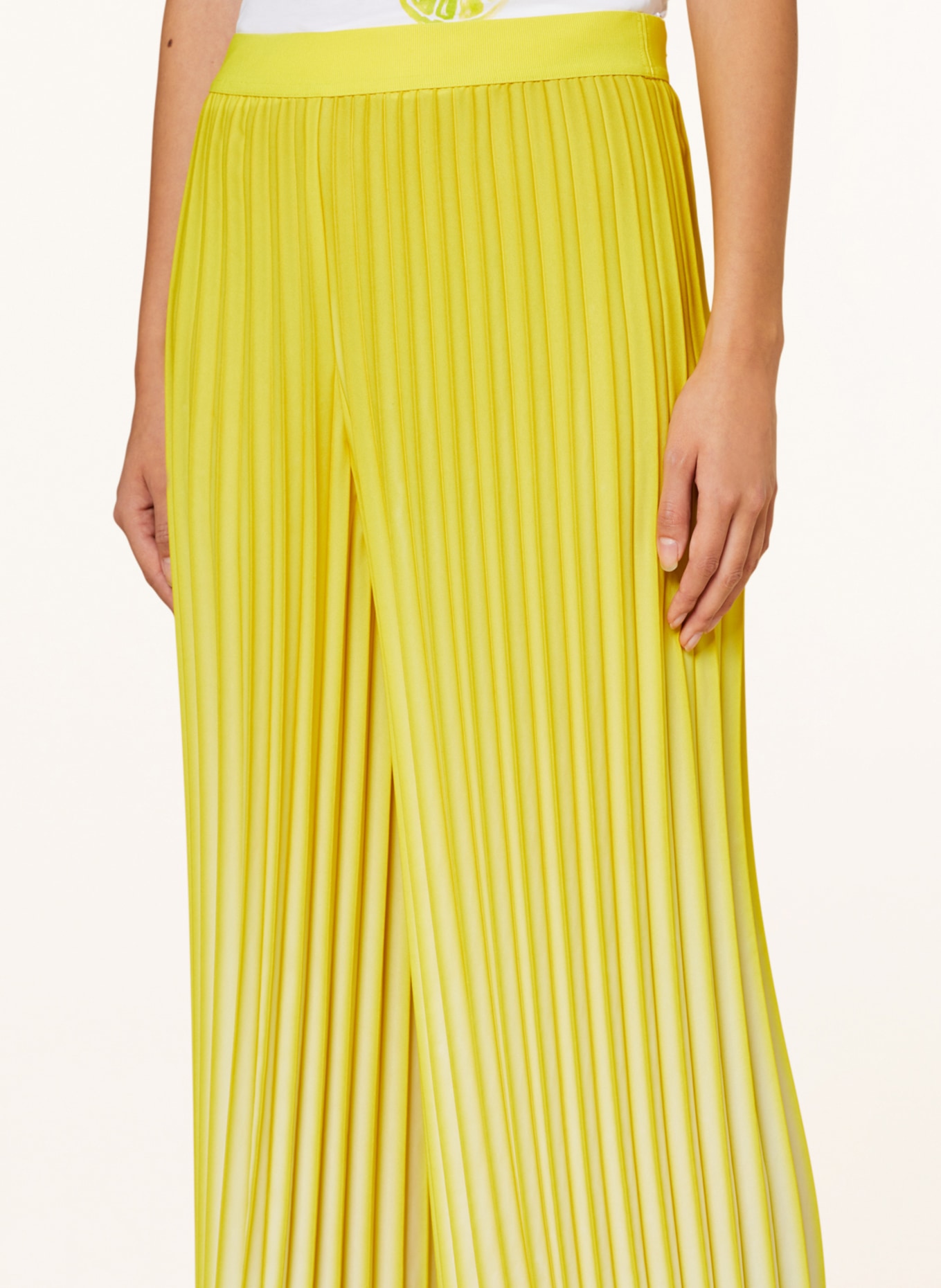 MARC CAIN Trousers with pleats, Color: 431 bright sulphur (Image 5)