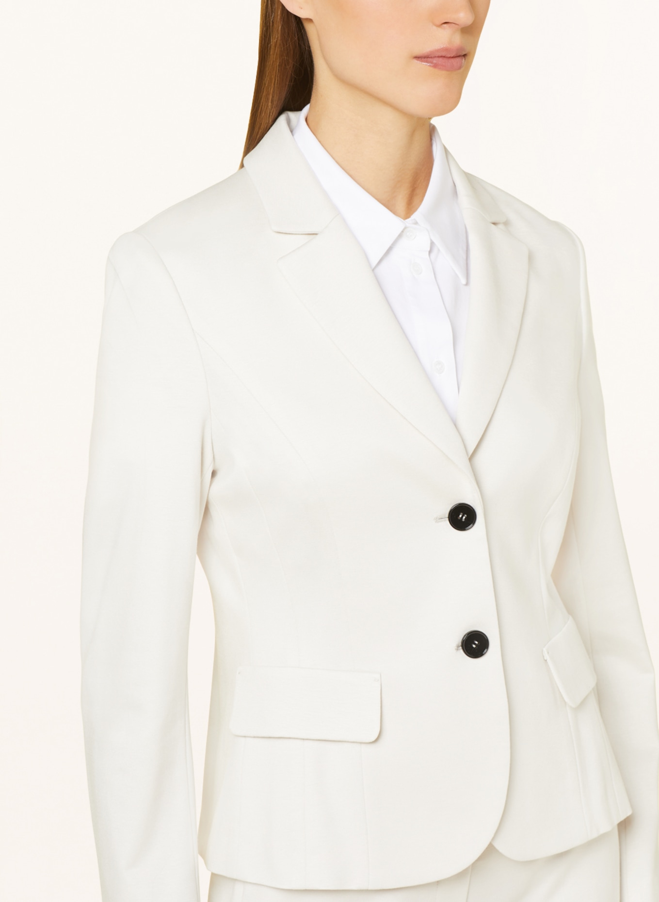MARC CAIN Jersey blazer, Color: 182 smoke (Image 4)