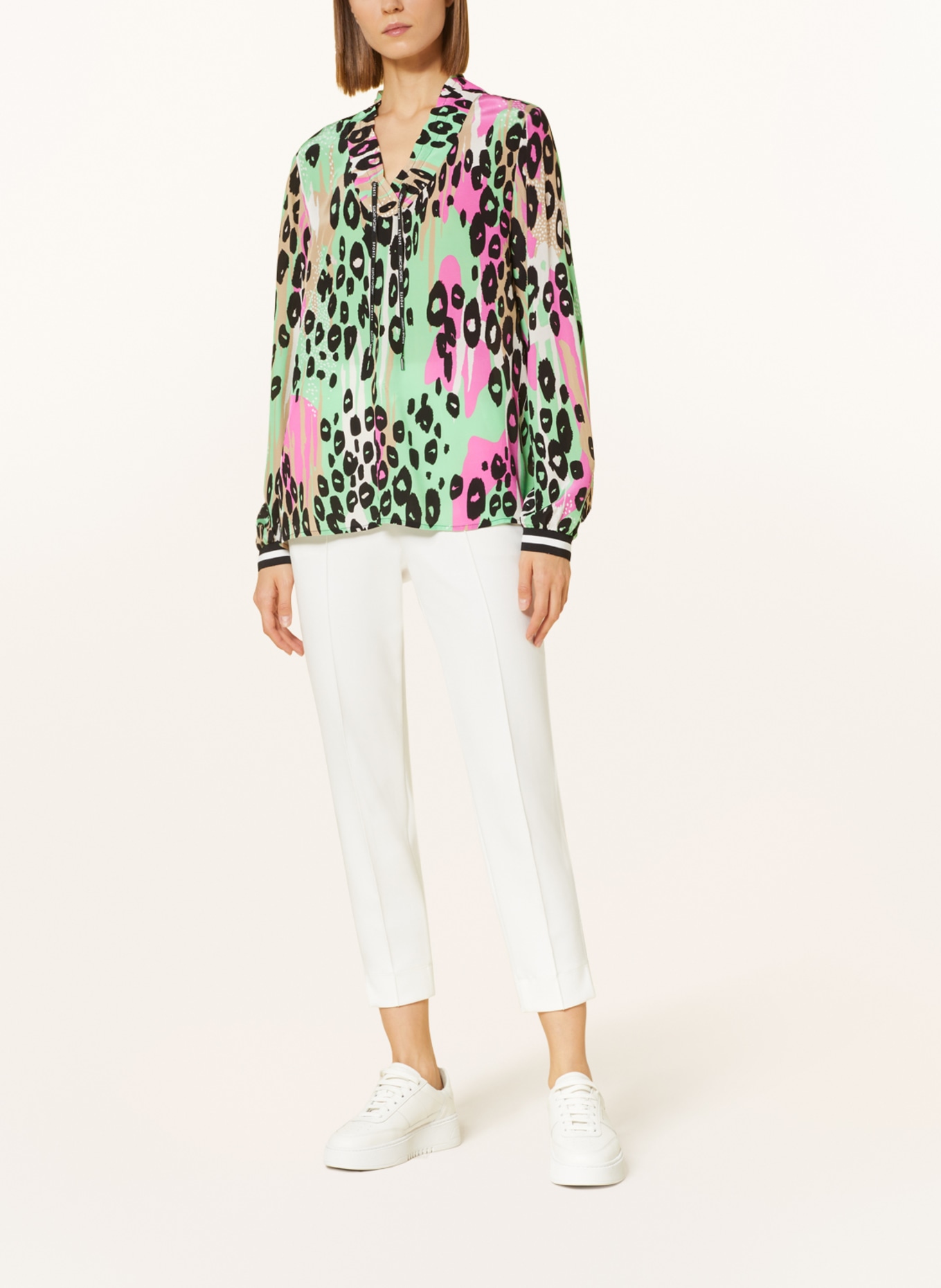 MARC CAIN Shirt blouse, Color: 543 new neon green (Image 2)