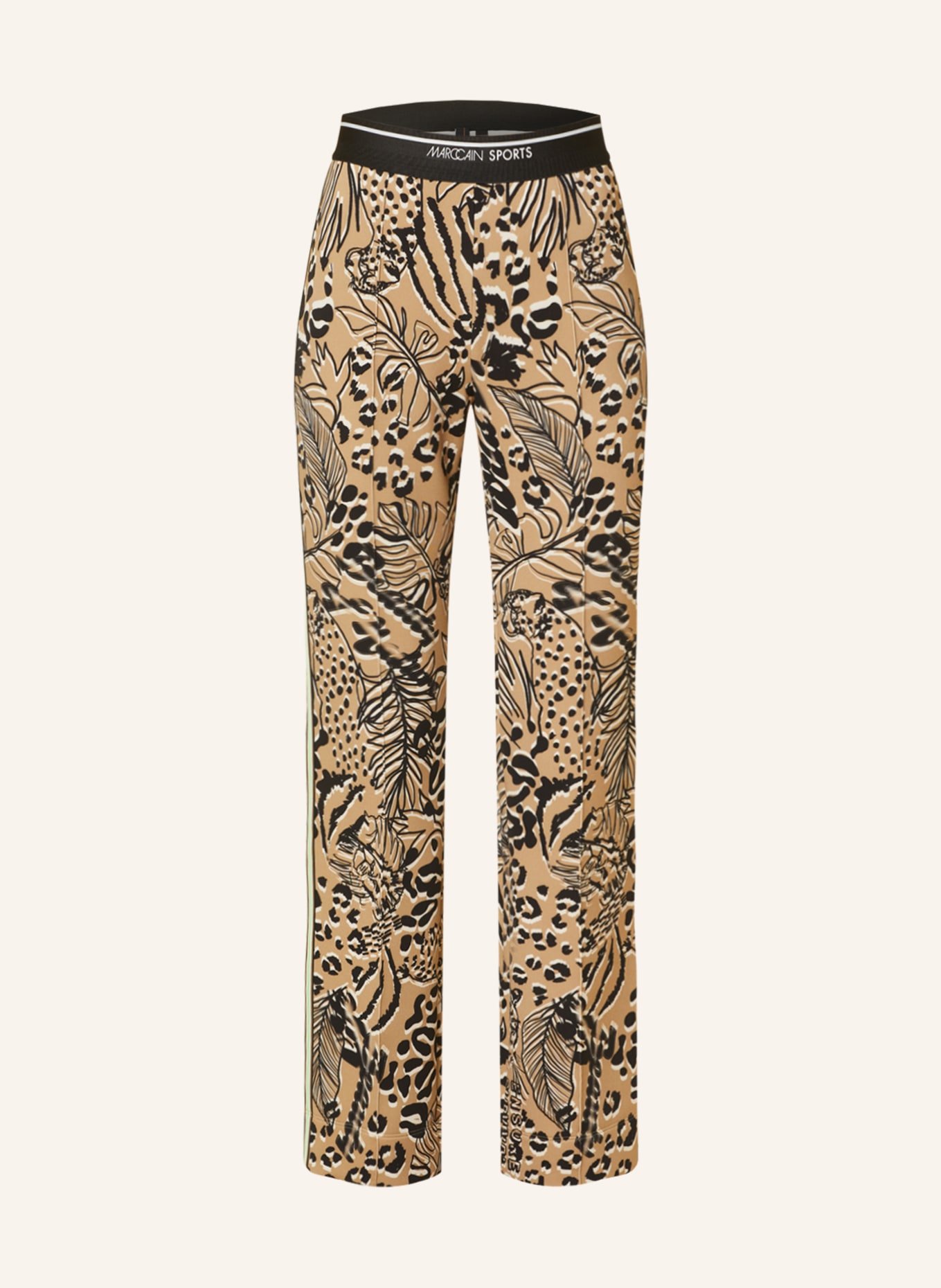 MARC CAIN Jersey pants, Color: 626 bright camel (Image 1)