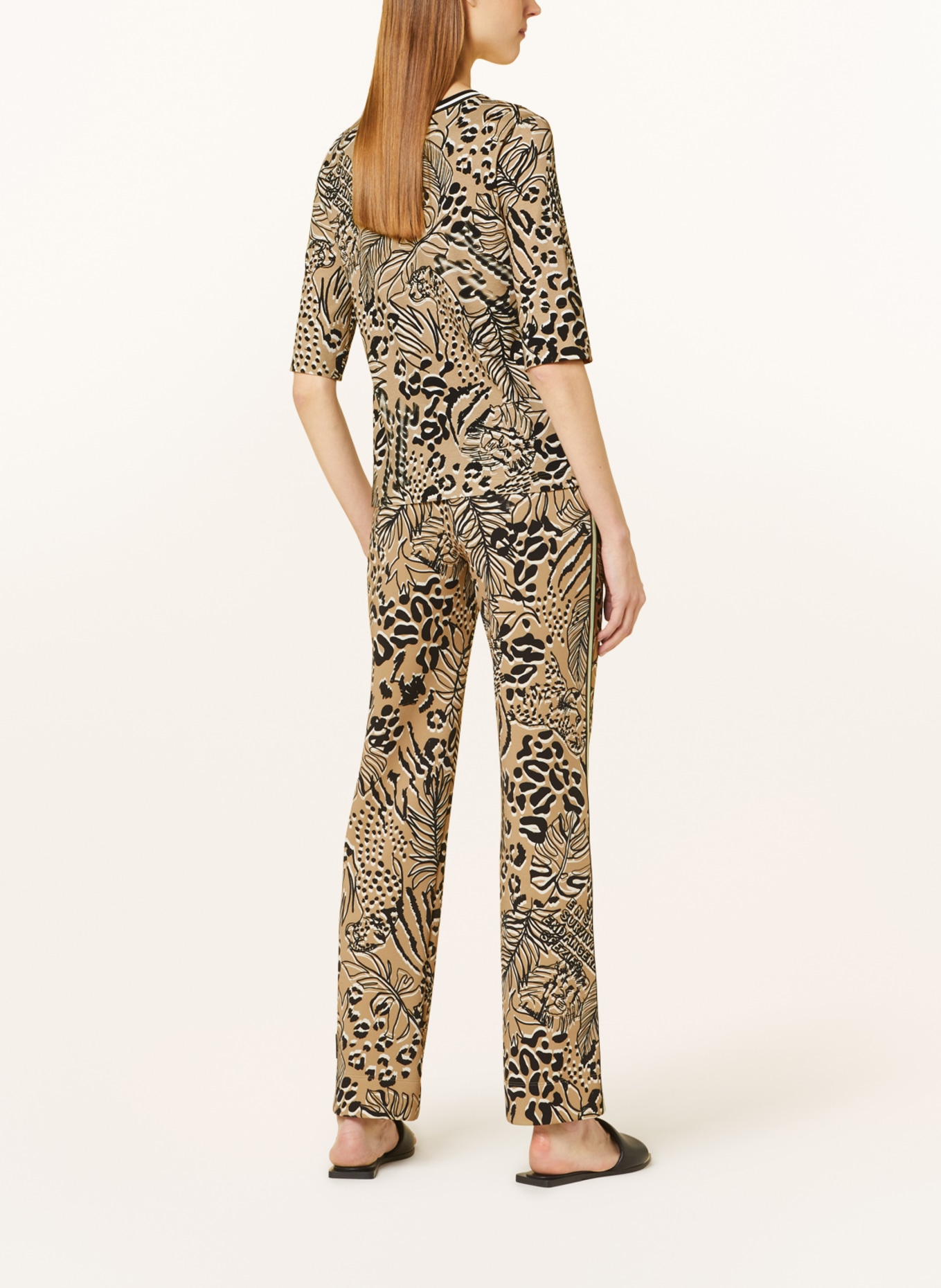 MARC CAIN Jersey pants, Color: 626 bright camel (Image 3)