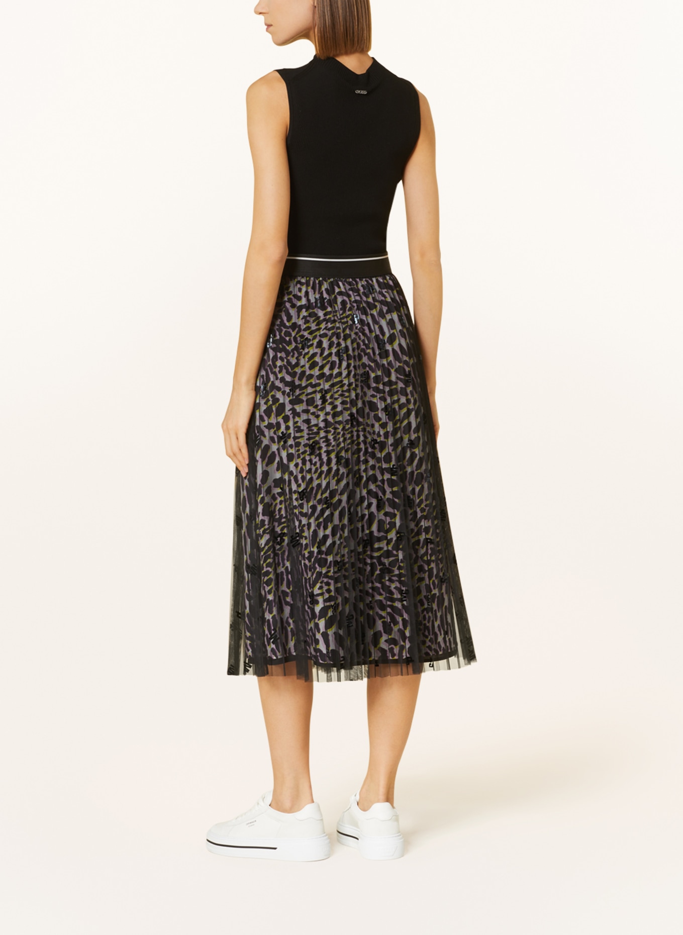 MARC CAIN Tulle skirt, Color: 900 BLACK (Image 3)