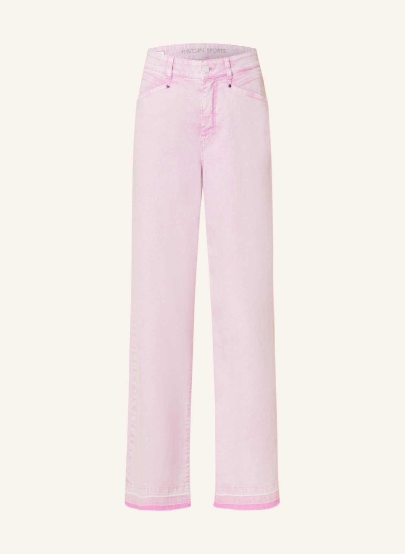 MARC CAIN Straight jeans, Color: 708 bright pink lavender (Image 1)