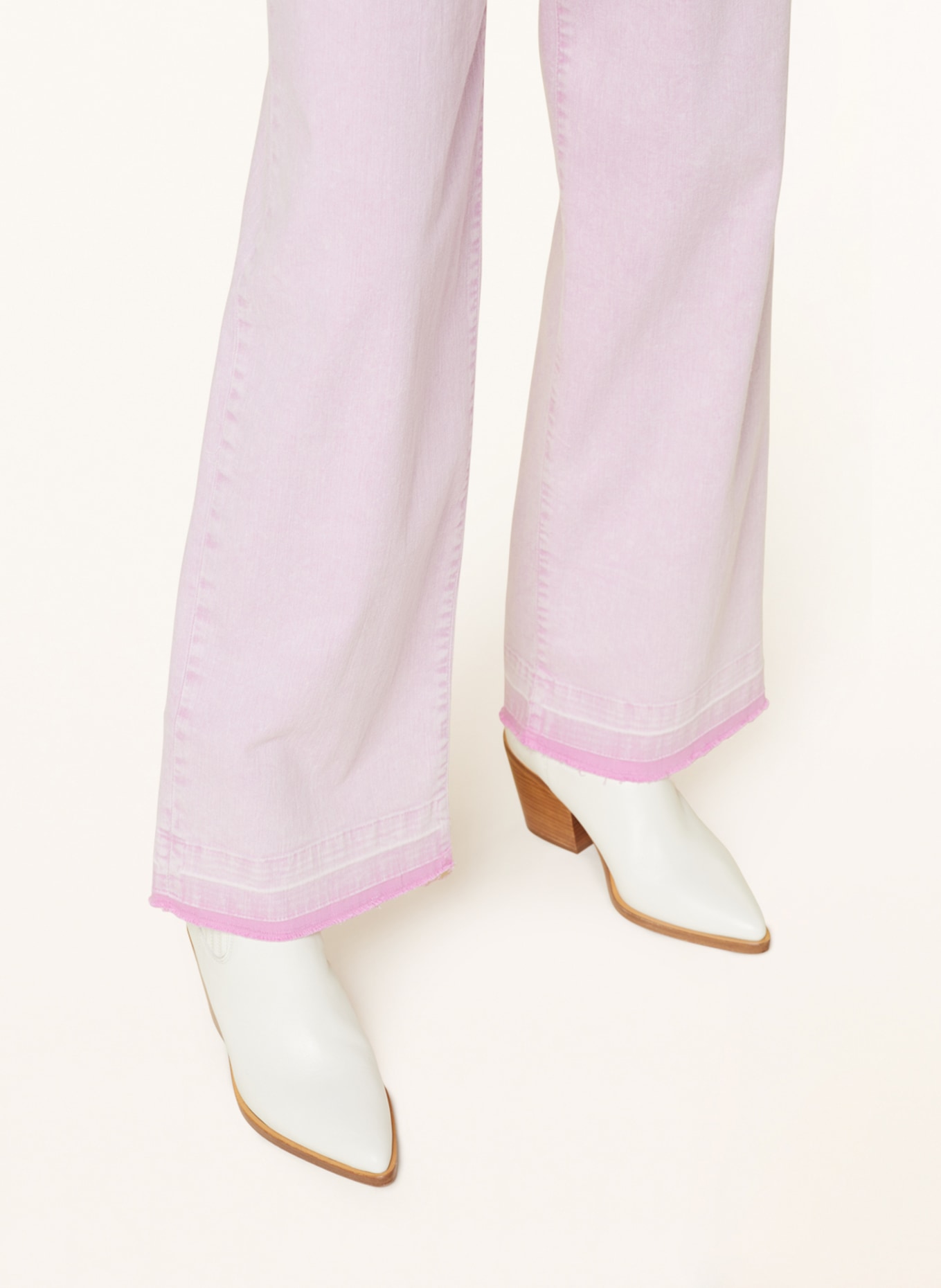 MARC CAIN Straight jeans, Color: 708 bright pink lavender (Image 6)