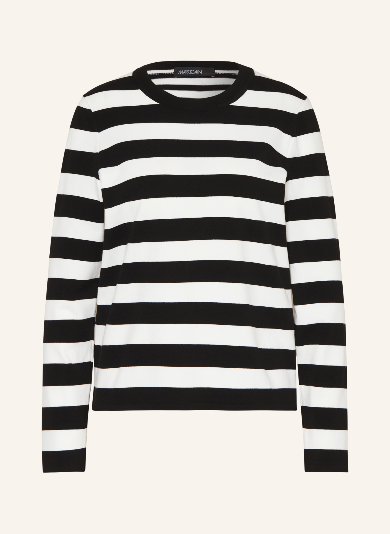 MARC CAIN Pullover, Farbe: 190 white and black (Bild 1)