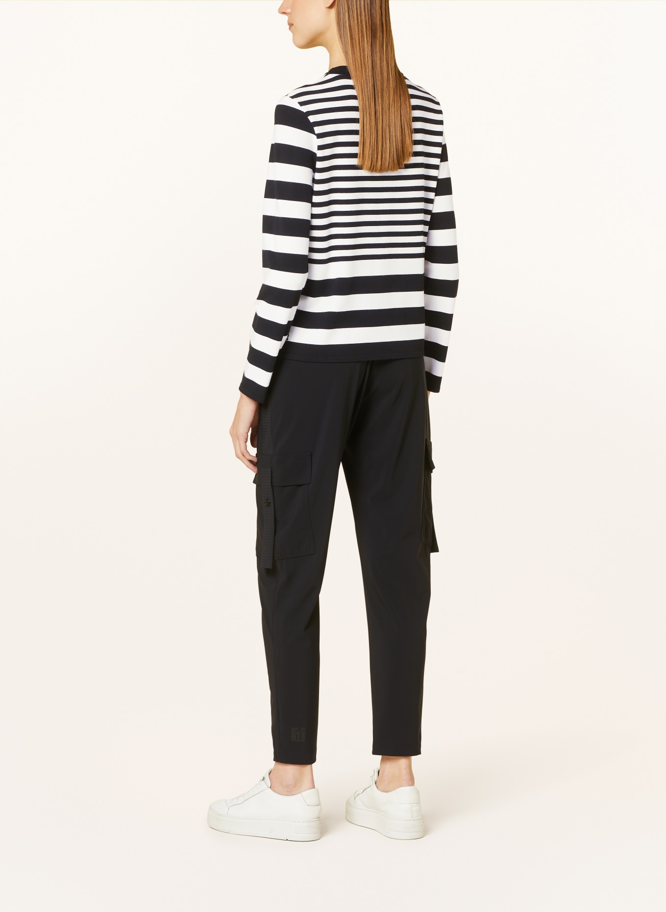 MARC CAIN Sweater, Color: 190 white and black (Image 3)