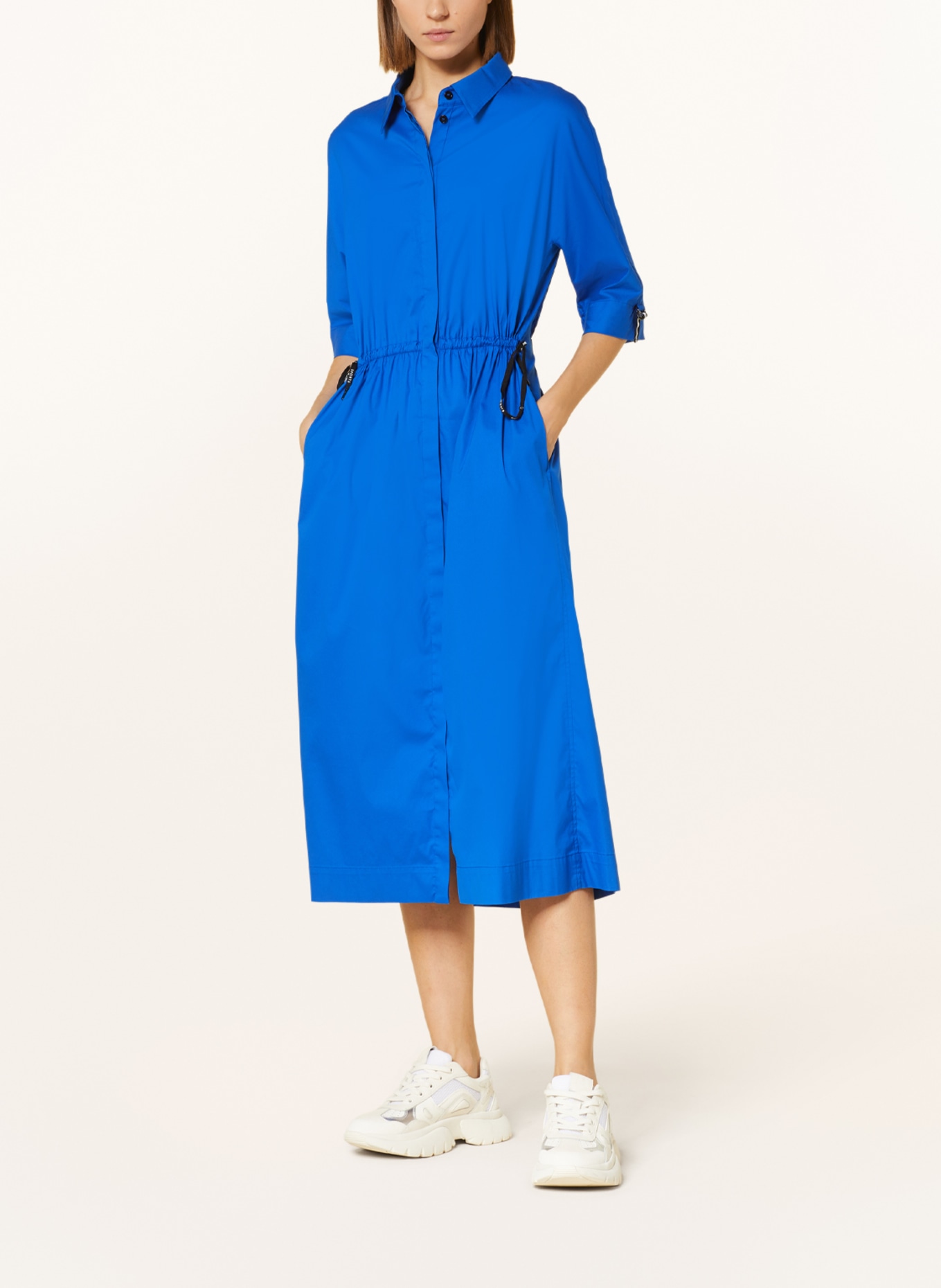 MARC CAIN Sukienka koszulowa, Kolor: 365 bright royal blue (Obrazek 2)