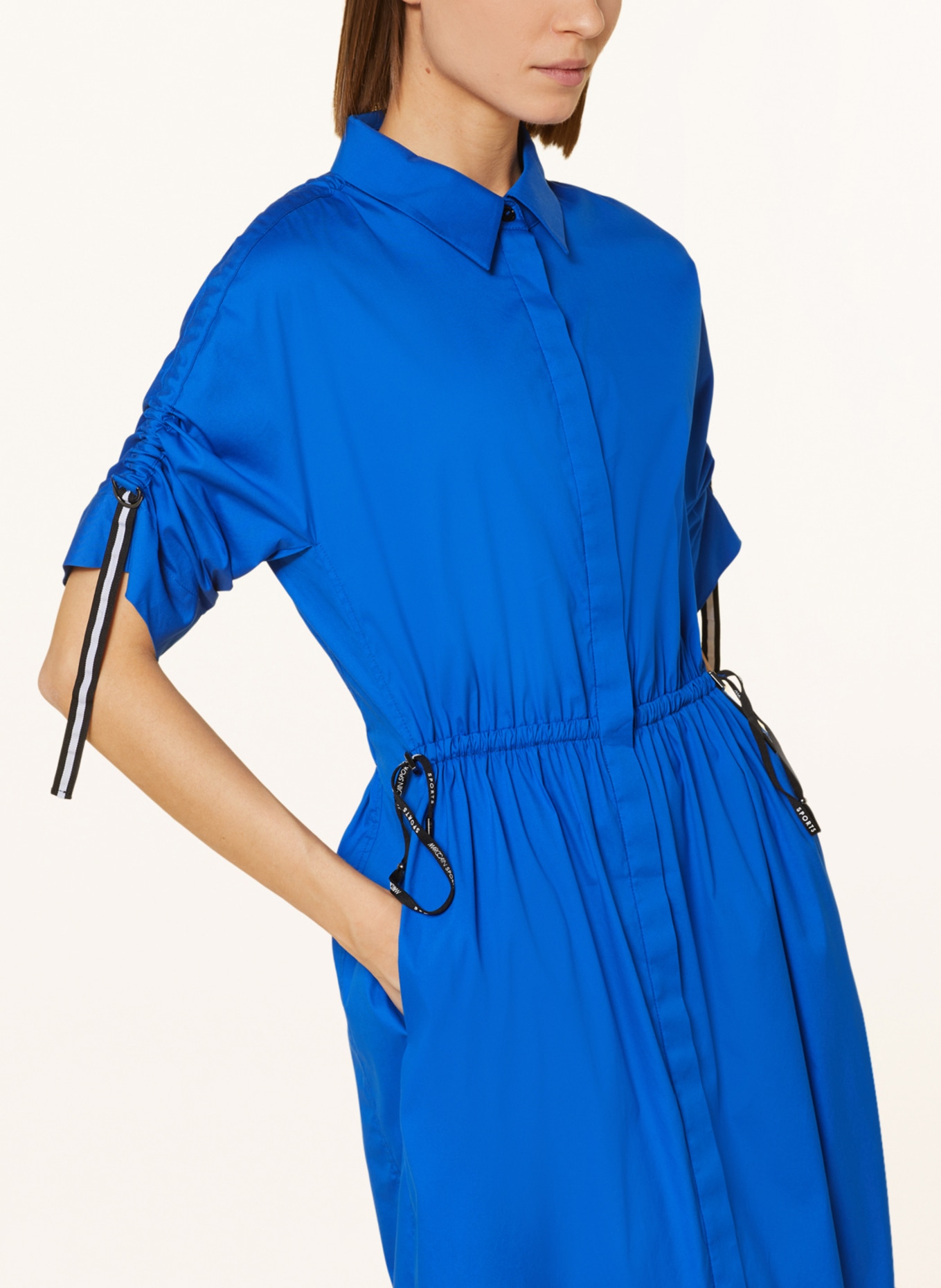 MARC CAIN Shirt dress, Color: 365 bright royal blue (Image 4)