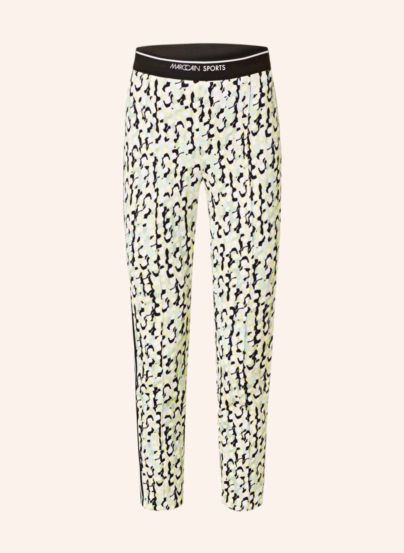 MARC CAIN Jersey pants, Color: 509 soft sage (Image 1)