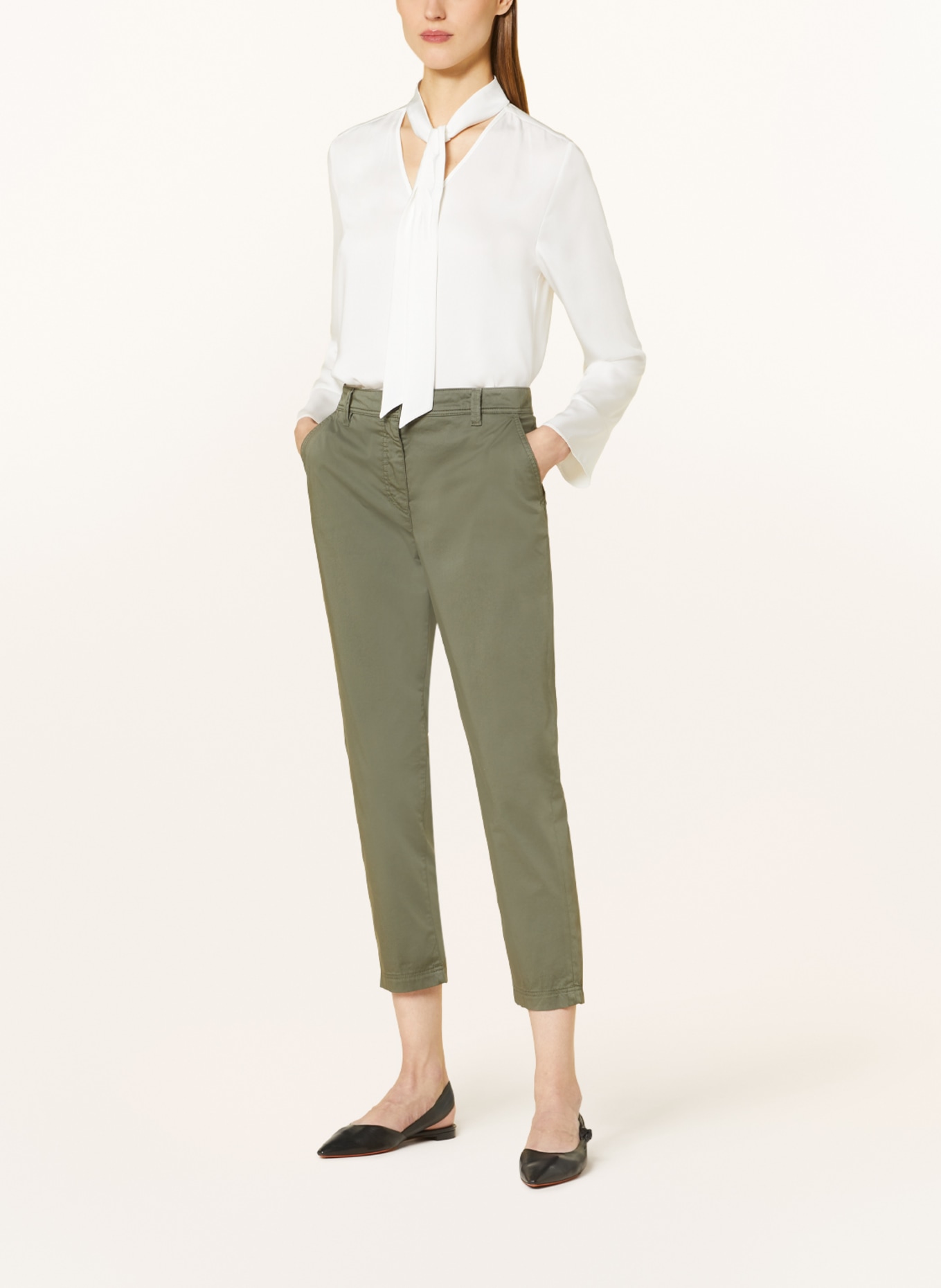 MARC CAIN 7/8 pants, Color: 592 forest night (Image 2)
