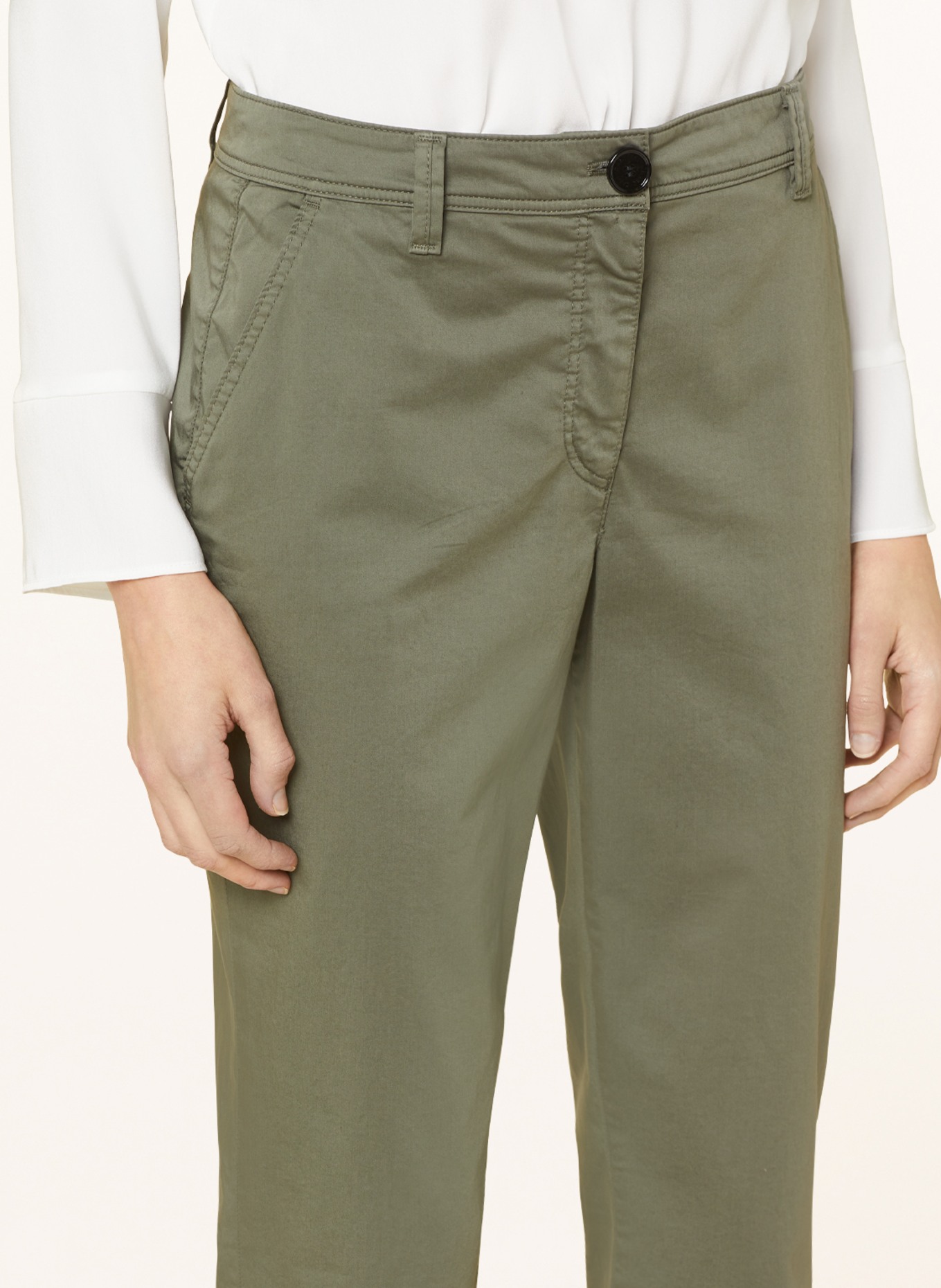 MARC CAIN 7/8 pants, Color: 592 forest night (Image 5)