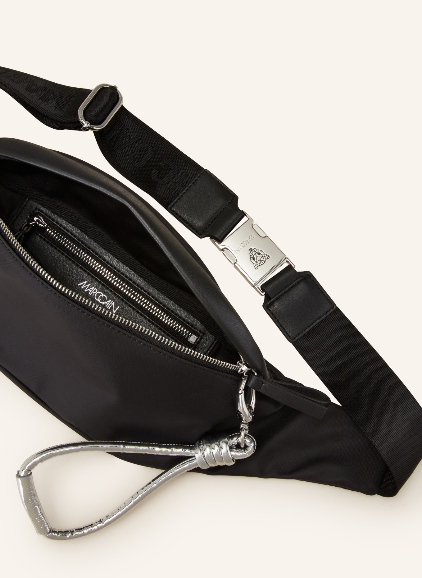 MARC CAIN Waist bag, Color: BLACK (Image 3)
