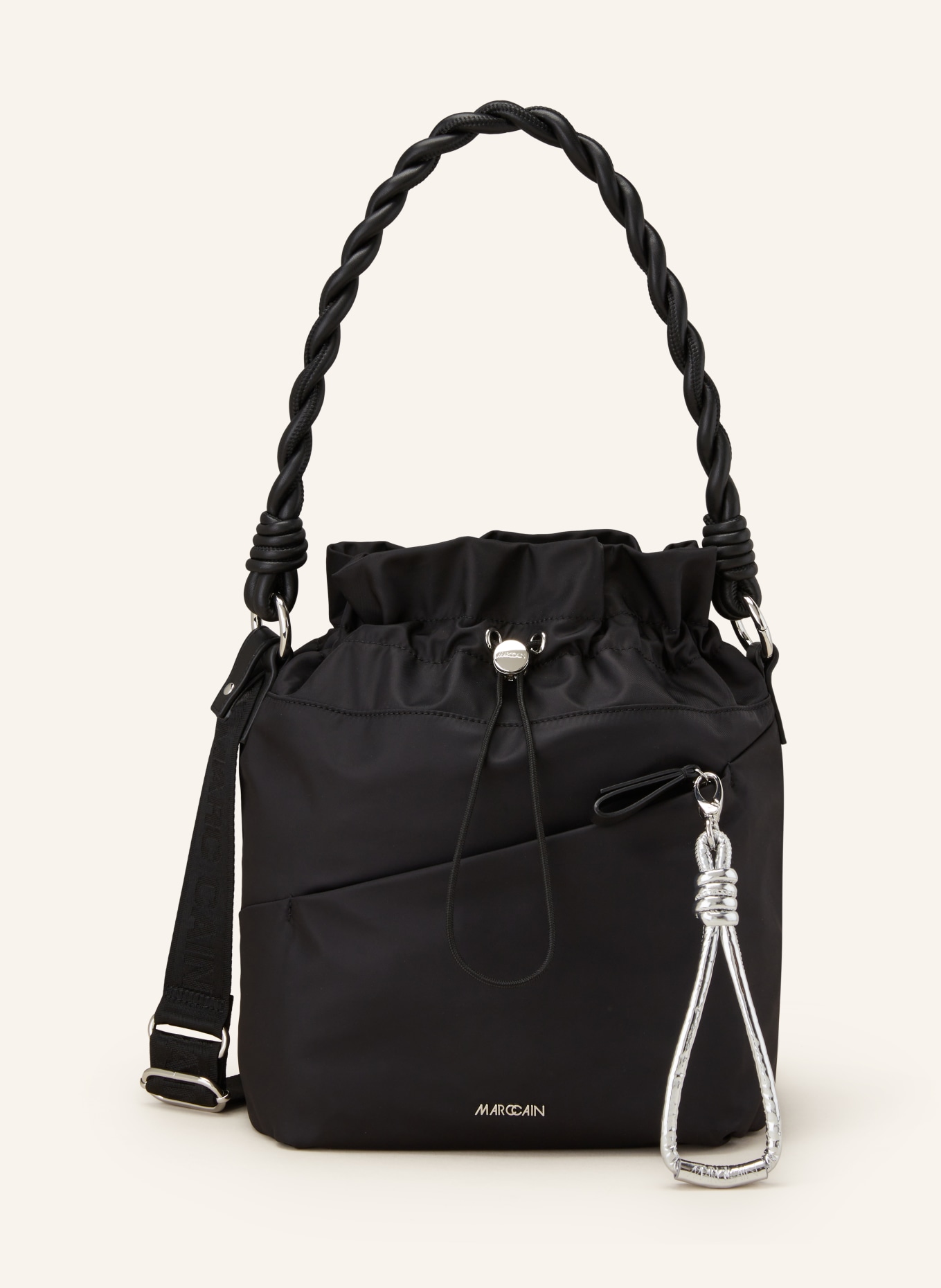 MARC CAIN Pouch bag, Color: BLACK (Image 1)