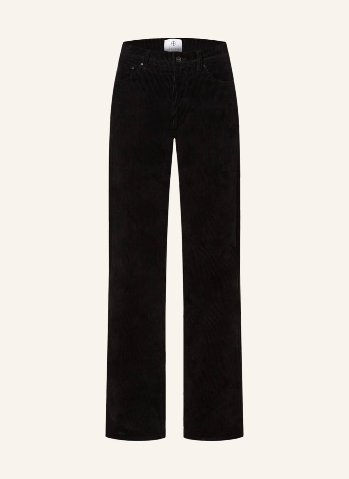 ANINE BING Spodnie sztruksowe ROY, Kolor: BLACK BLACK (Obrazek 1)