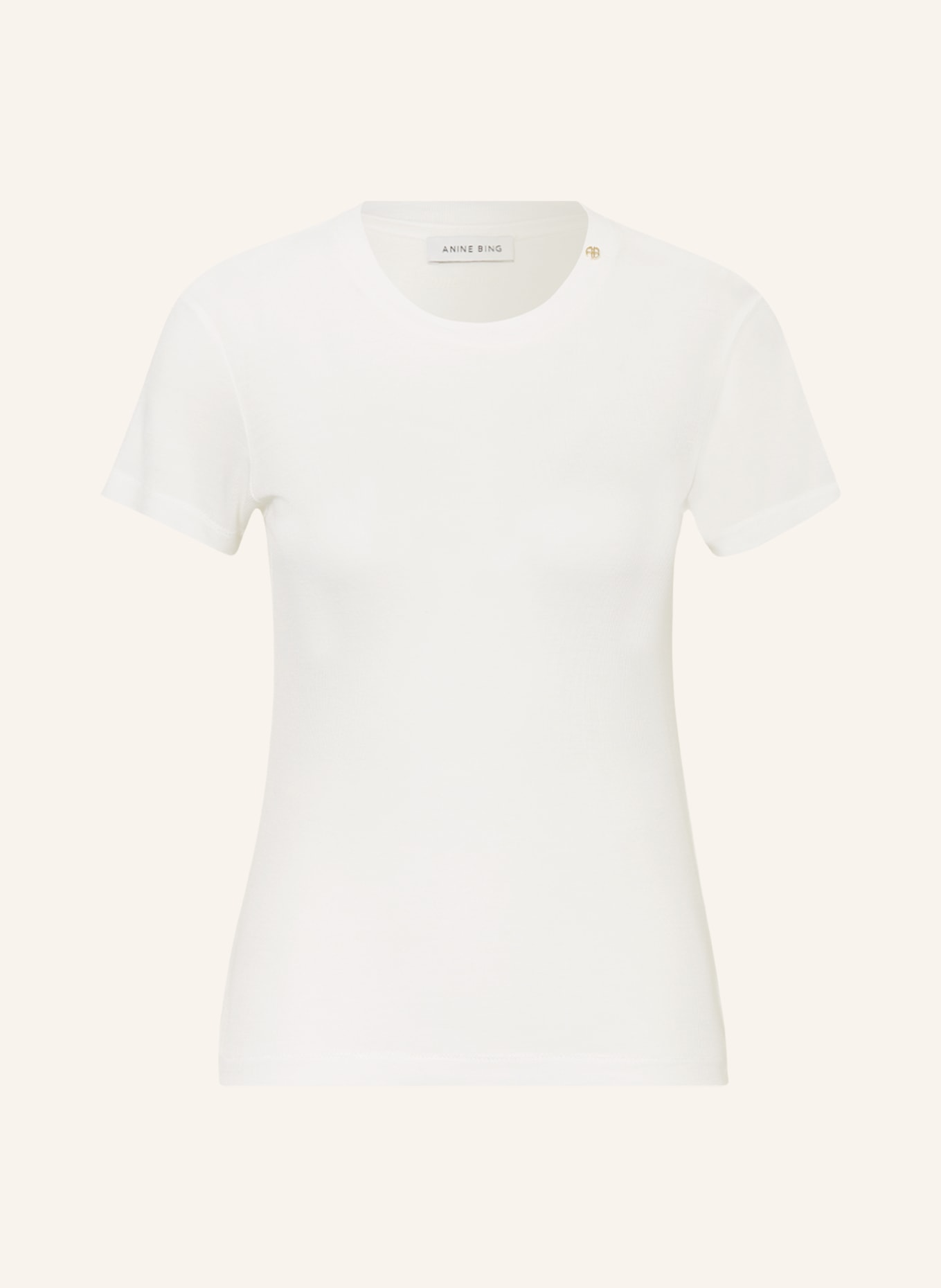 ANINE BING T-shirt AMANI, Color: WHITE (Image 1)