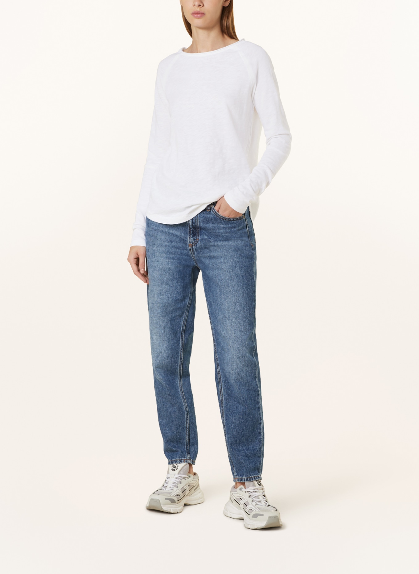 darling harbour Long sleeve shirt, Color: WEISS (Image 2)