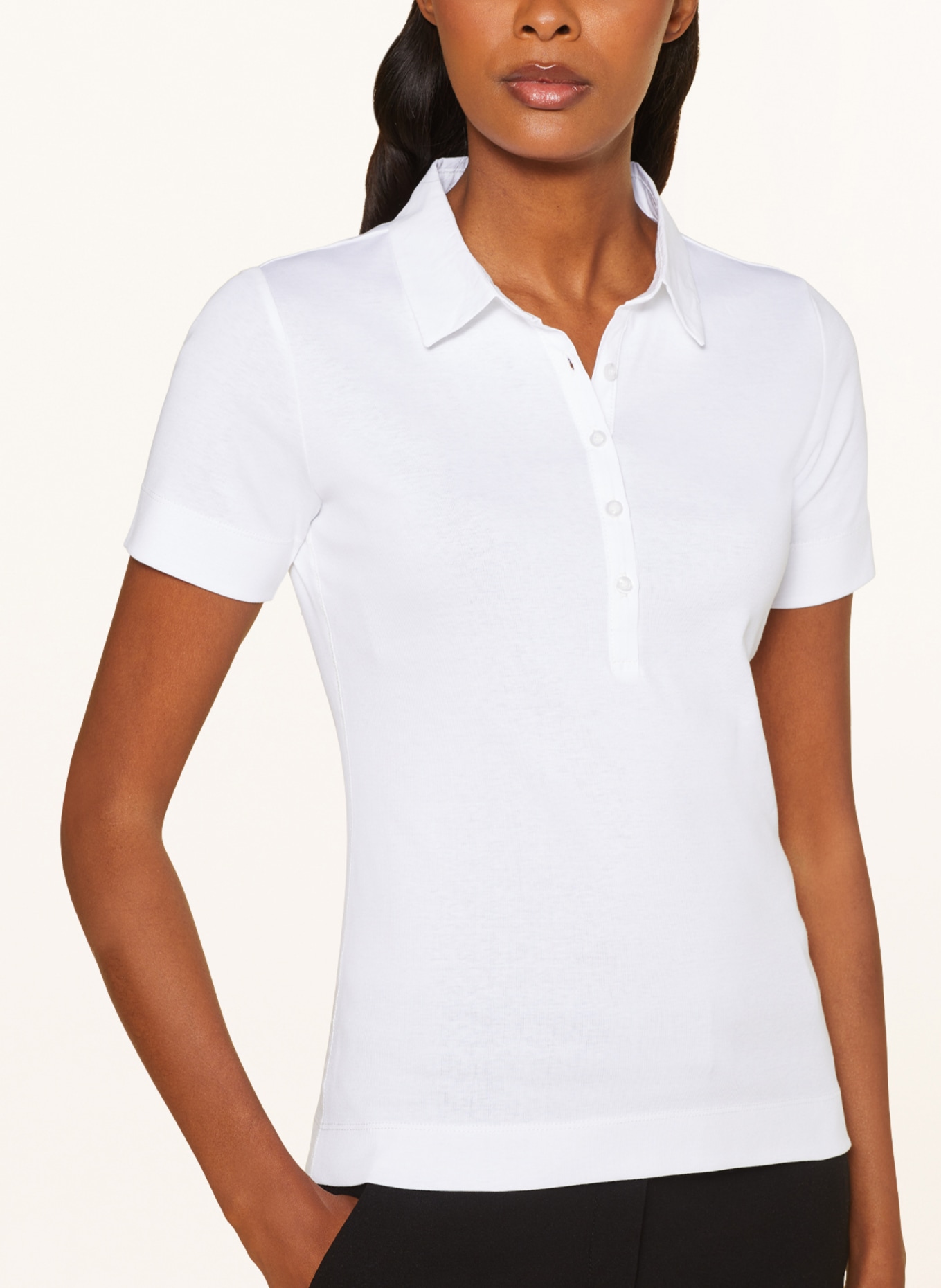 darling harbour Jersey polo shirt, Color: WEISS (Image 4)