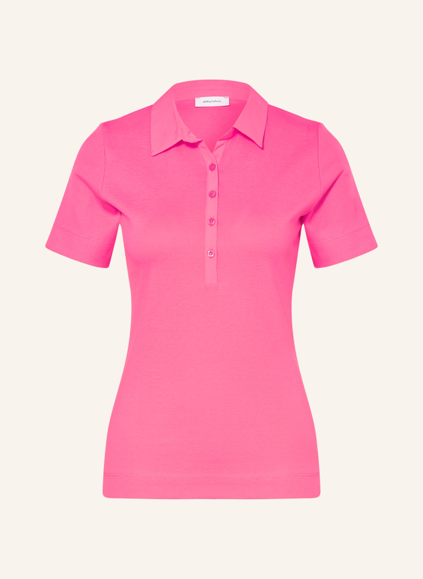 darling harbour Jersey polo shirt, Color: HELLPINK (Image 1)