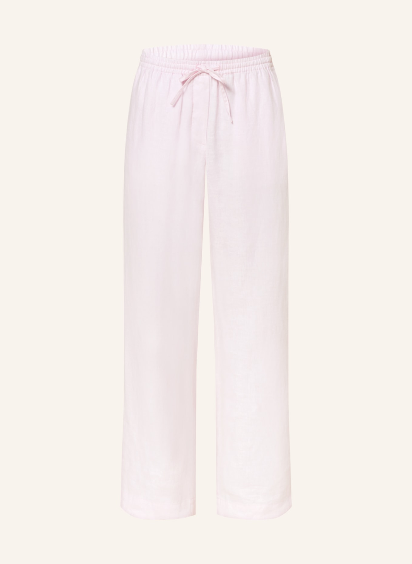 SAMSØE  SAMSØE Linen trousers HOYS, Color: PINK (Image 1)