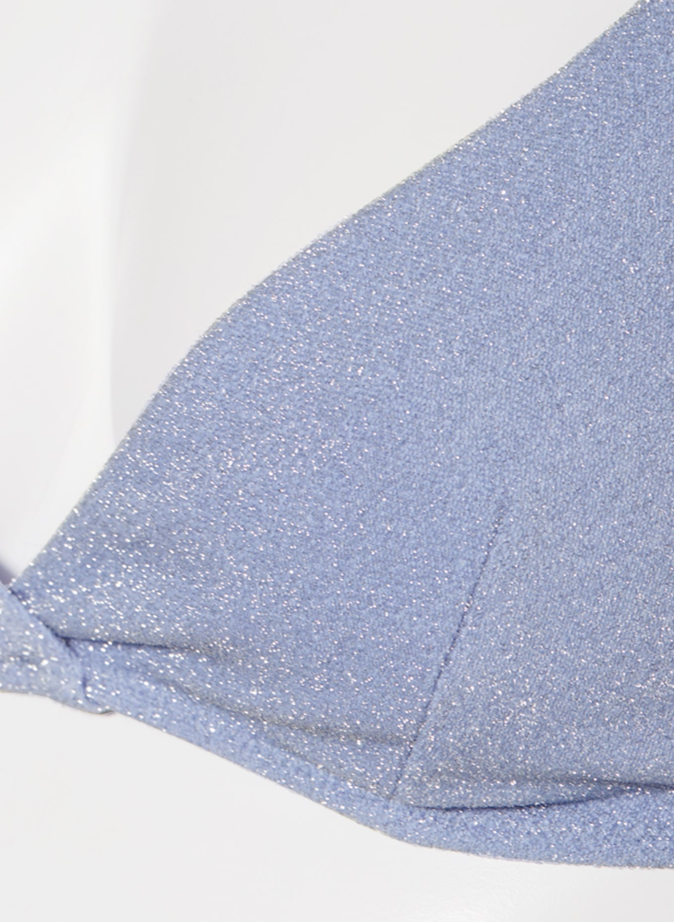 SAMSØE  SAMSØE Triangle bikini top ALYSSA with glitter thread, Color: LIGHT BLUE (Image 4)