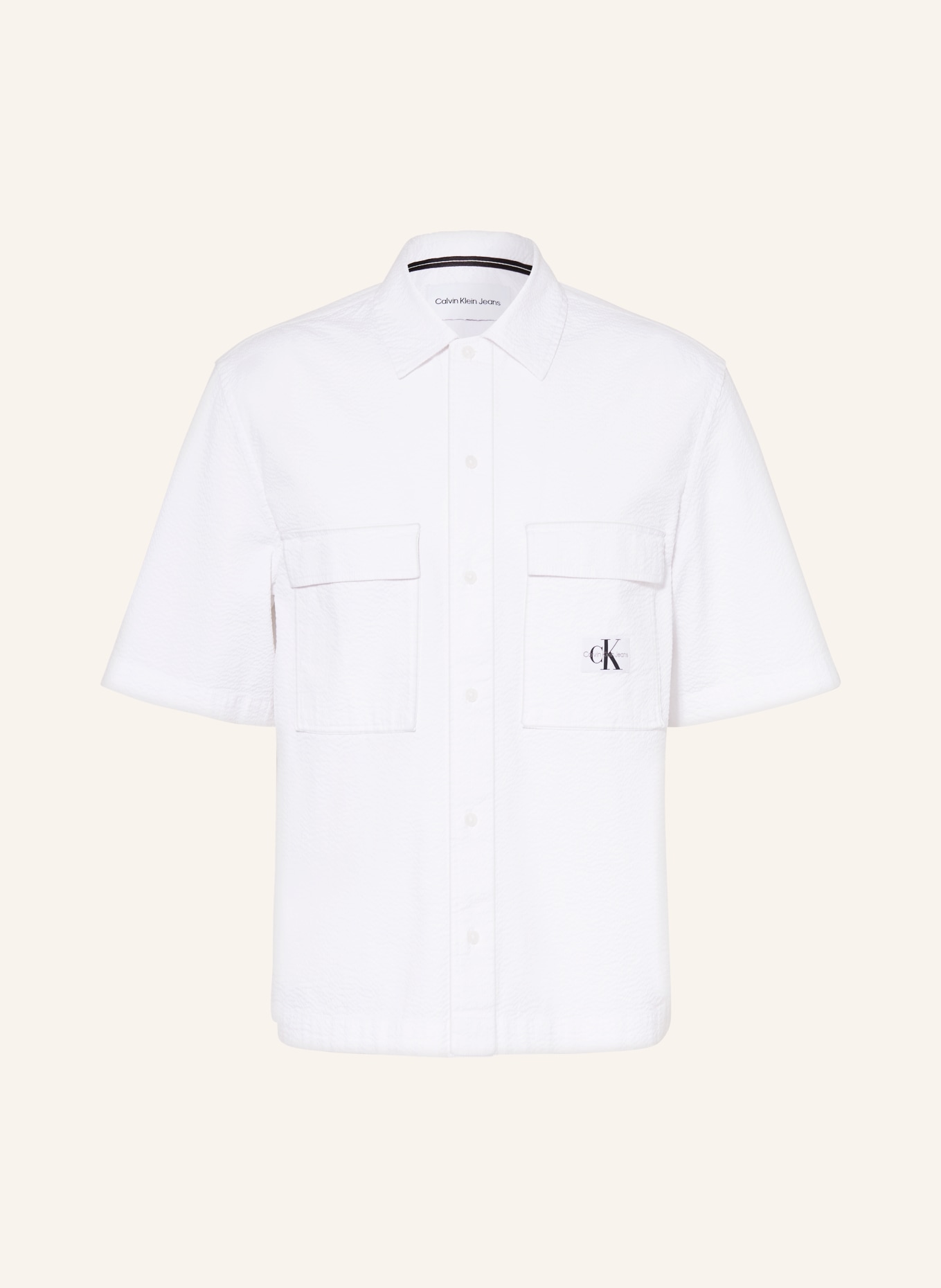 Calvin Klein Jeans Shirt relaxed fit, Color: WHITE (Image 1)