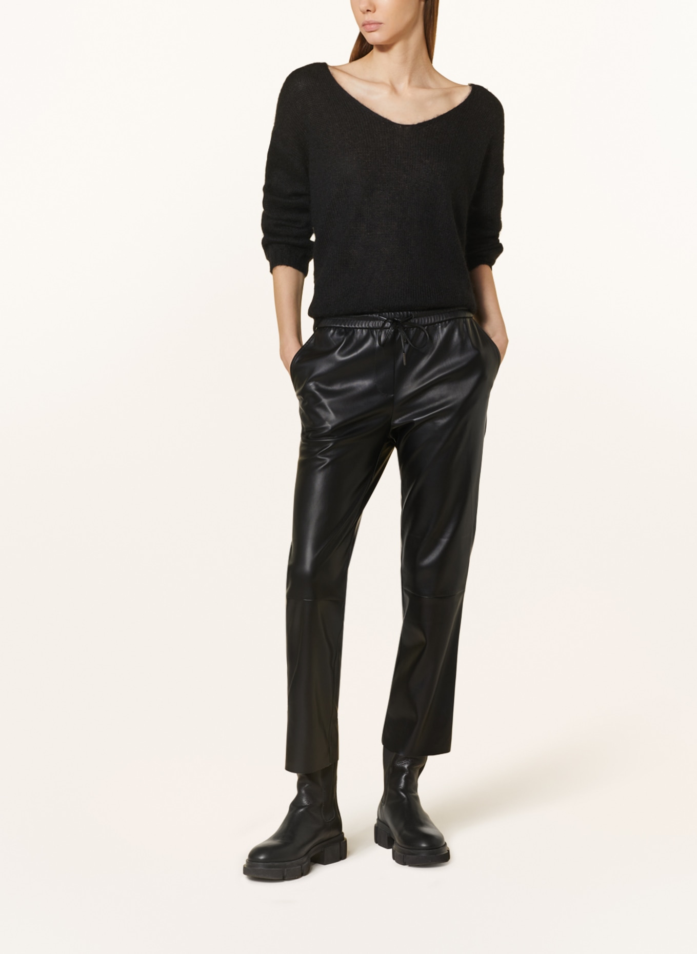 Juvia Sweater DARYA with mohair, Color: BLACK (Image 2)
