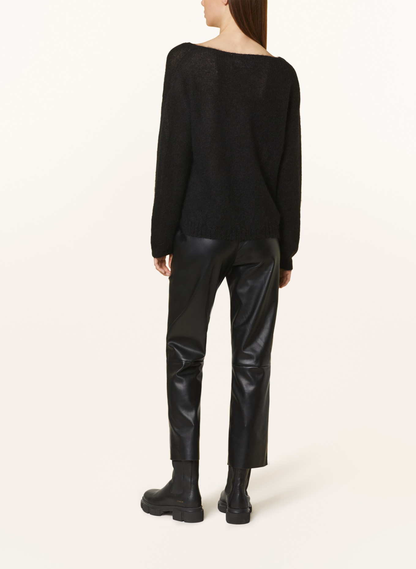 Juvia Sweater DARYA with mohair, Color: BLACK (Image 3)
