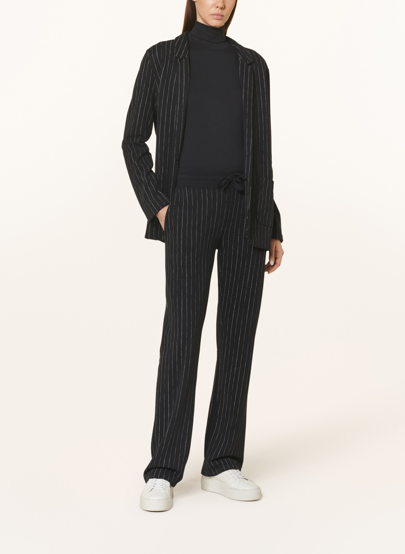 Juvia Sweatpants AGNES, Color: BLACK/ WHITE (Image 2)
