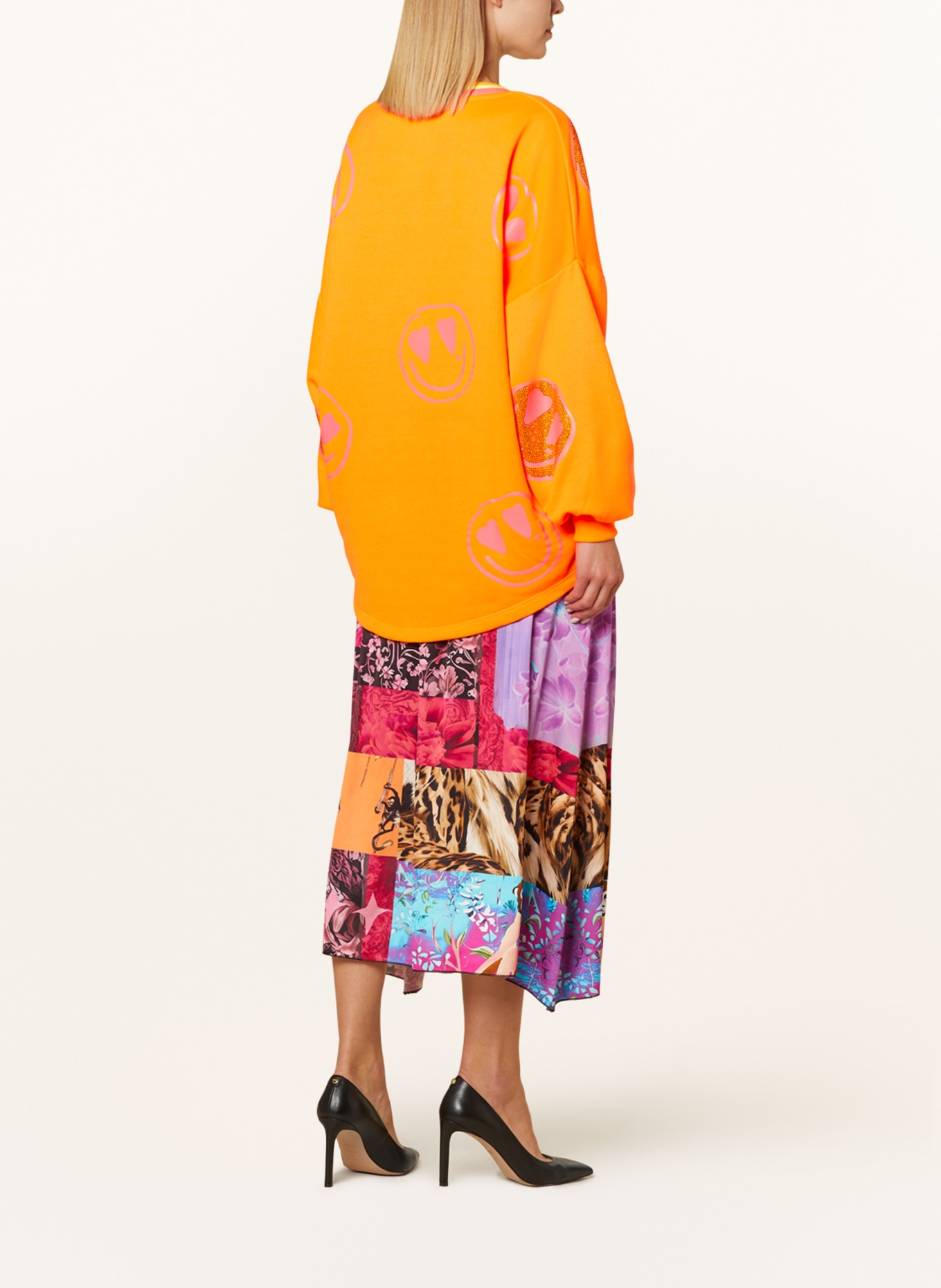 miss goodlife Skirt, Color: PURPLE/ ORANGE (Image 3)