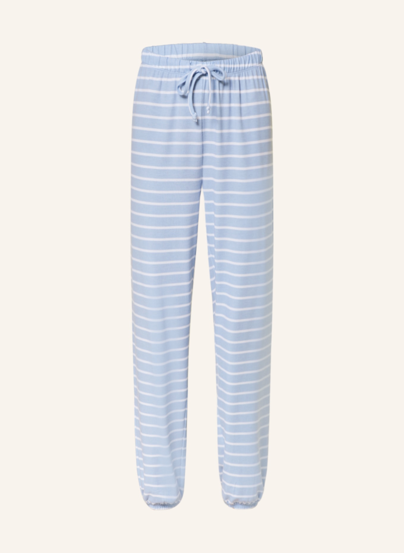 Juvia Pajama pants, Color: LIGHT BLUE/ WHITE (Image 1)