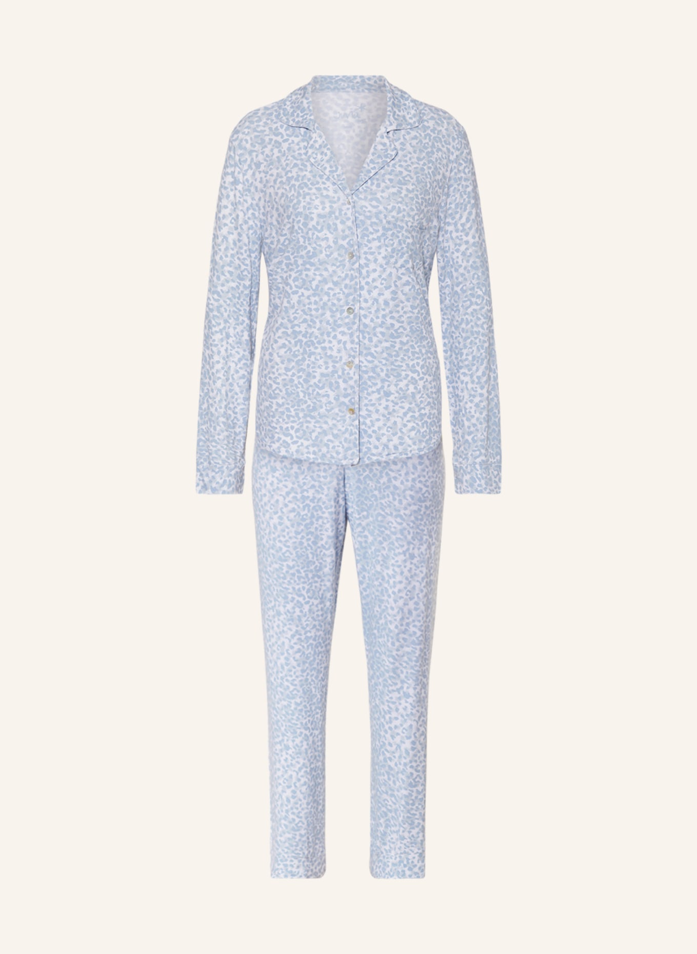 Juvia Pajamas, Color: LIGHT BLUE/ WHITE (Image 1)