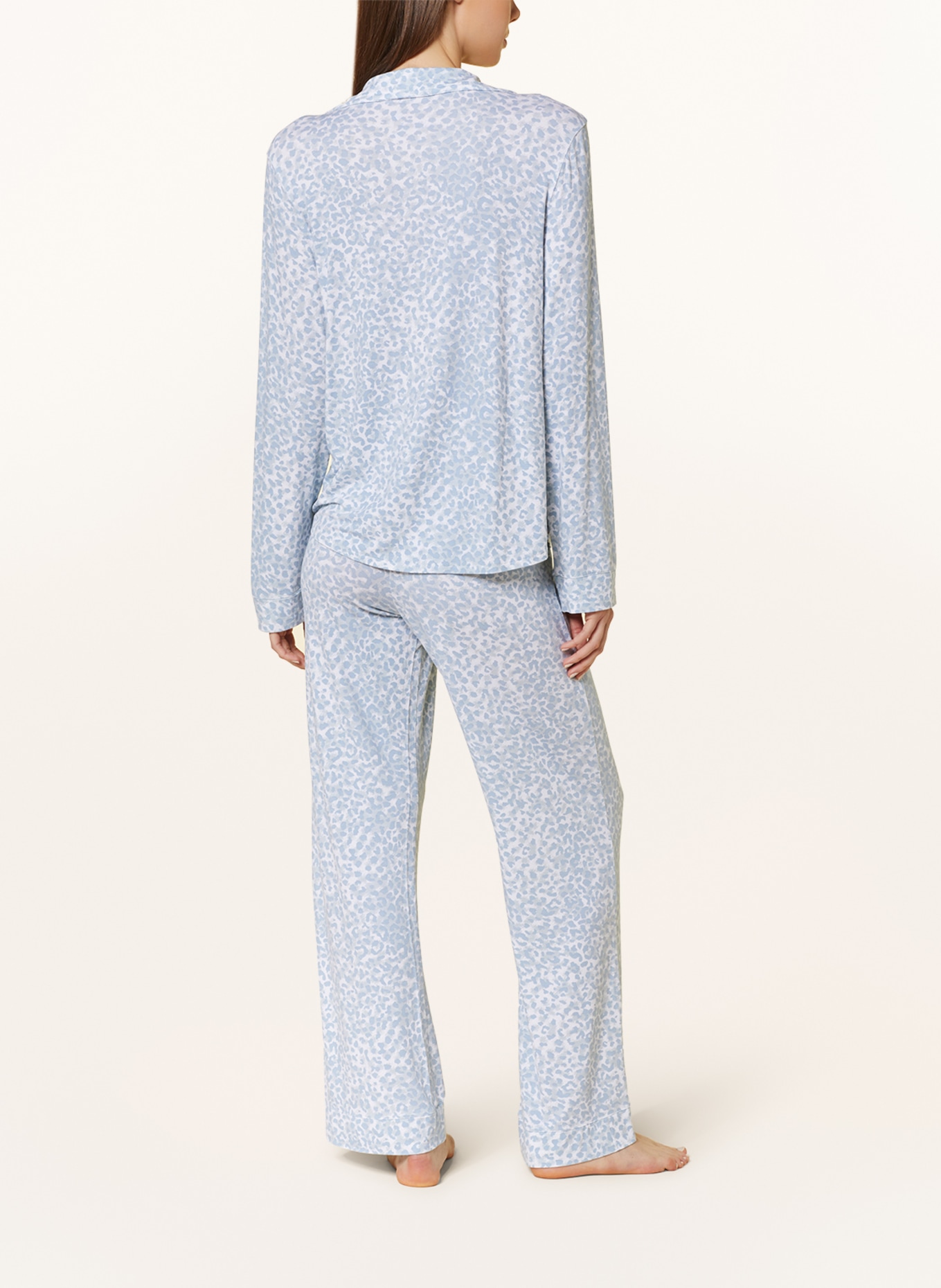 Juvia Pajamas, Color: LIGHT BLUE/ WHITE (Image 3)
