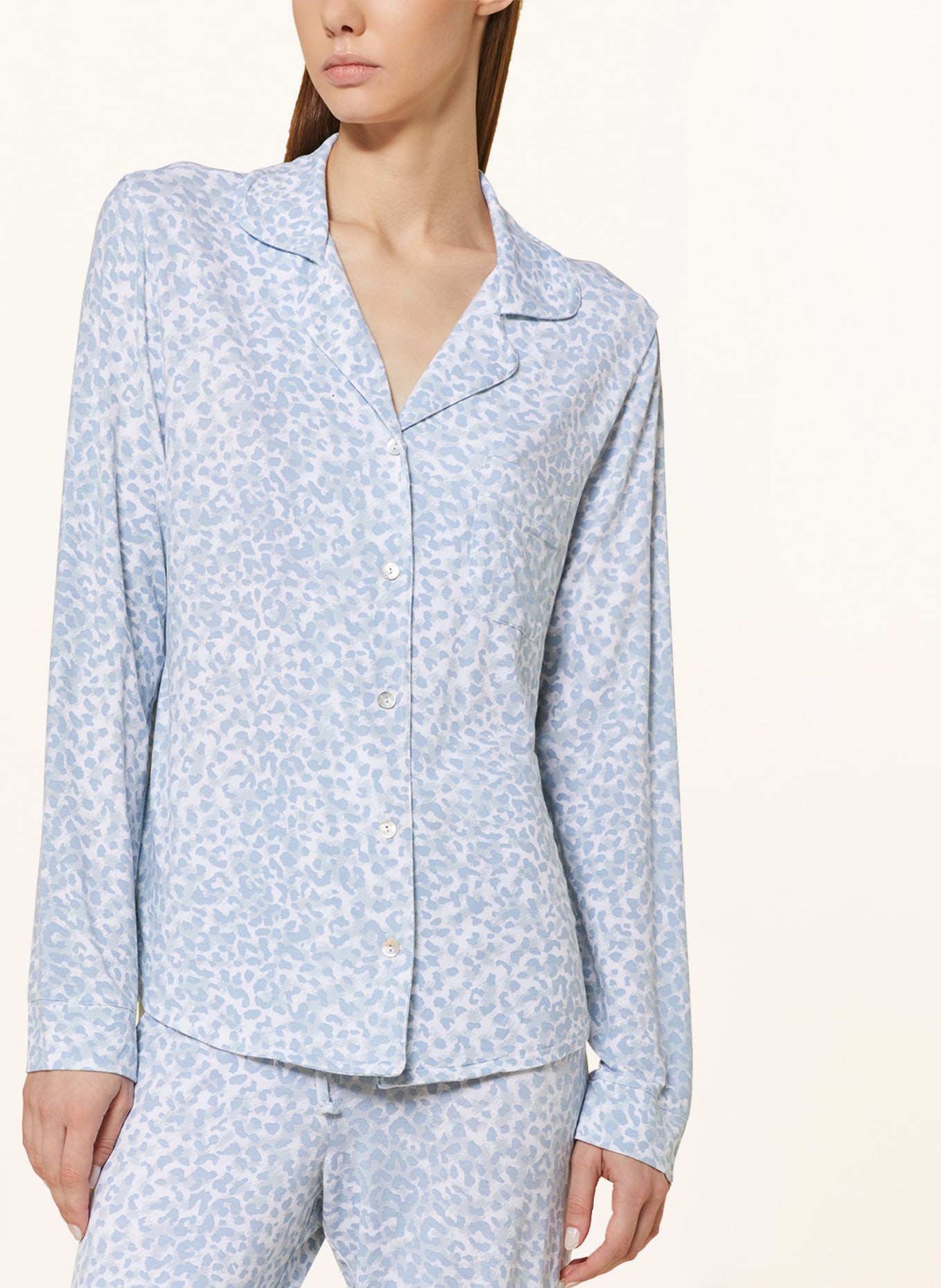 Juvia Pajamas, Color: LIGHT BLUE/ WHITE (Image 4)