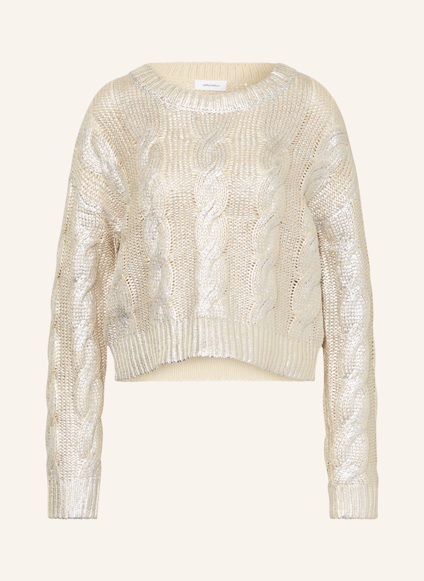darling harbour Sweater, Color: SILVER/ LIGHT BROWN (Image 1)