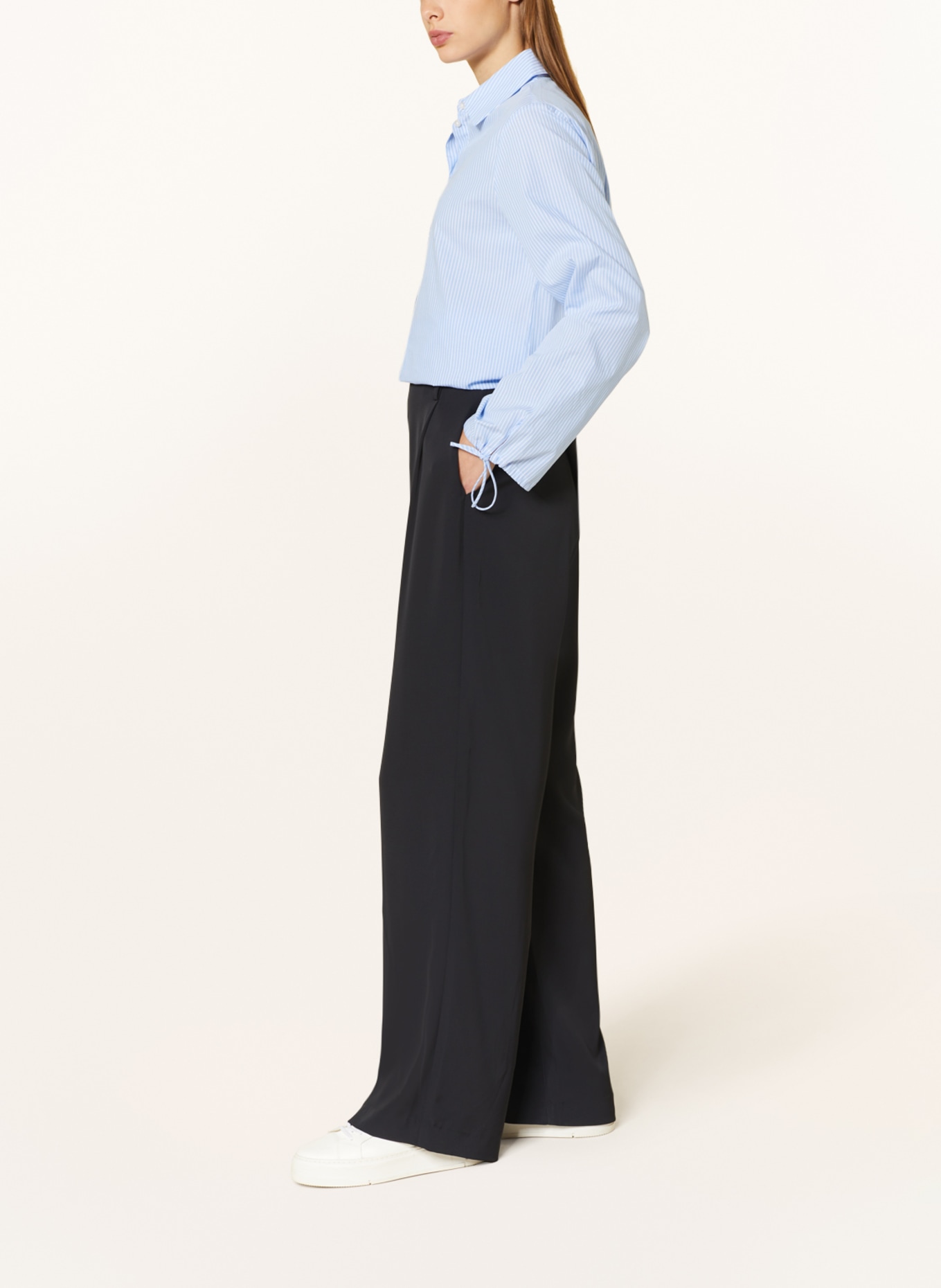 MAC DAYDREAM Wide leg trousers ROYCE, Color: BLACK (Image 4)