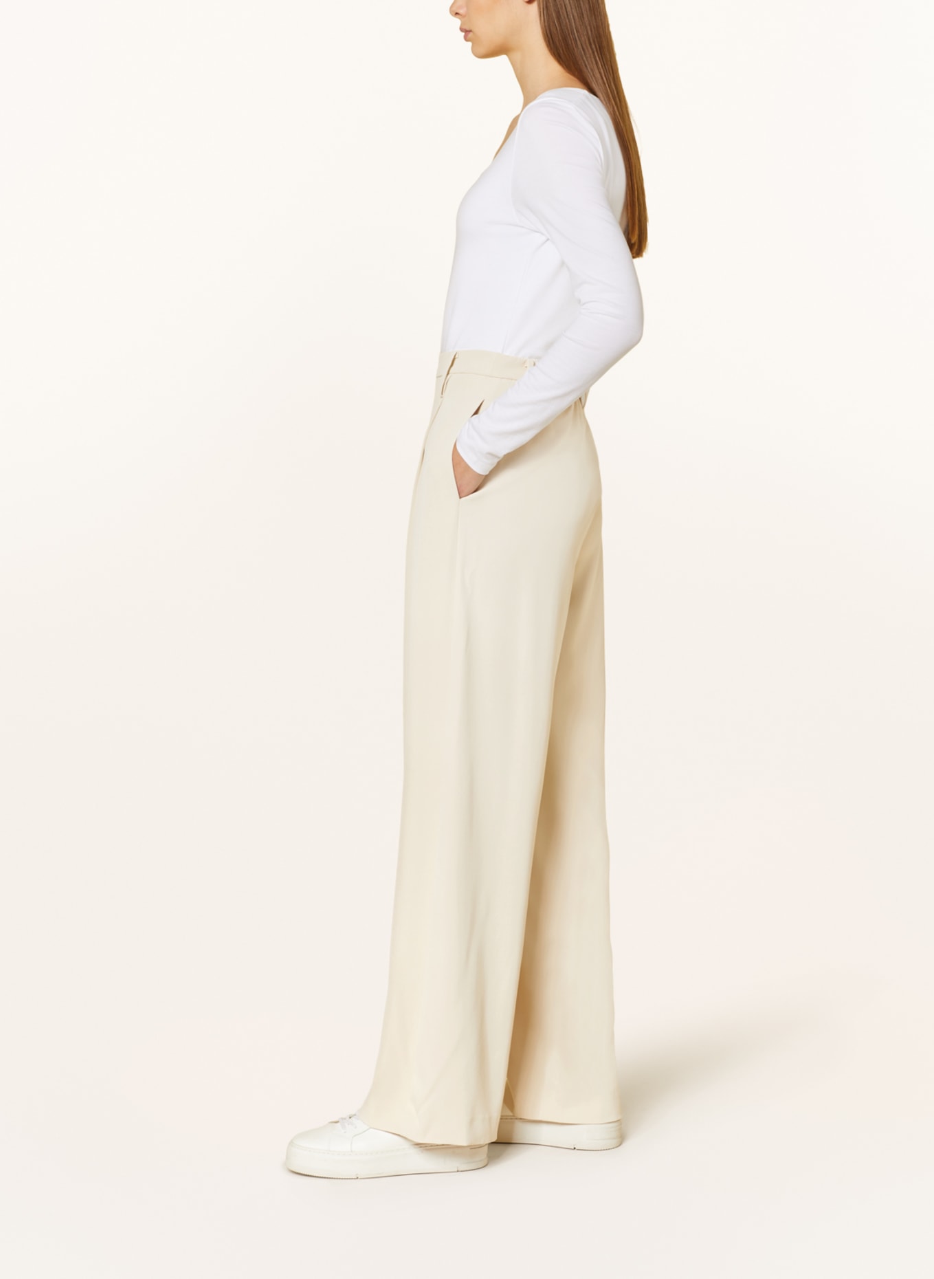 MAC DAYDREAM Wide leg trousers ROYCE, Color: BEIGE (Image 4)